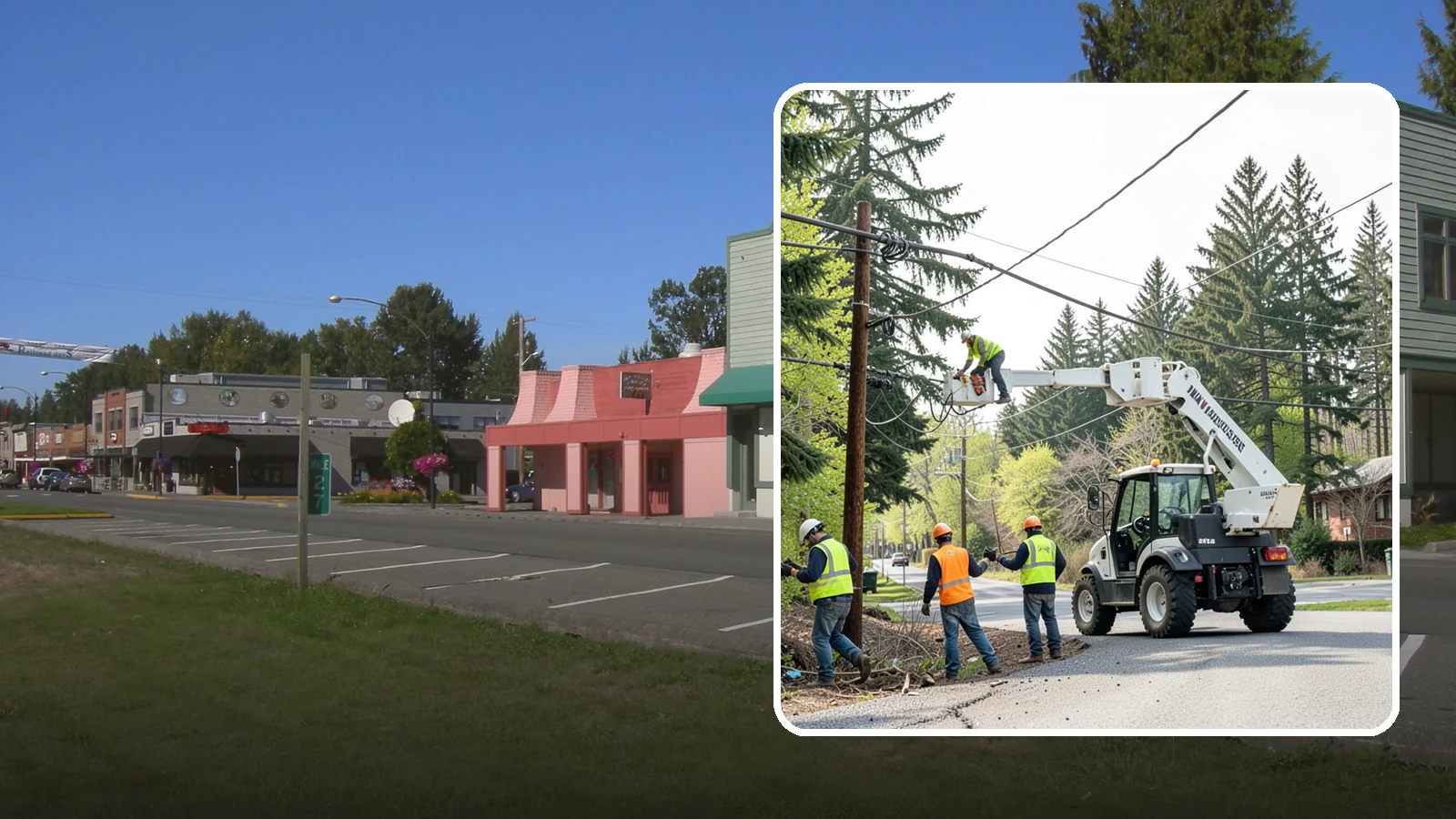 Utility Line Clearance in Snoqualmie, King County, WA - Line-clearance pruning around energized conductors by qualified crews to protect reliability, reduce fire risk, and meet...