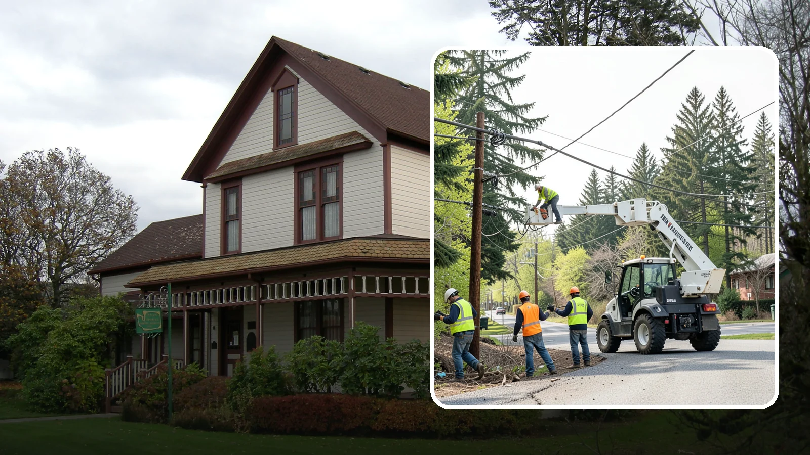 Utility Line Clearance in Sumner, Pierce County, WA - Line-clearance pruning around energized conductors by qualified crews to protect reliability, reduce fire risk, and meet...