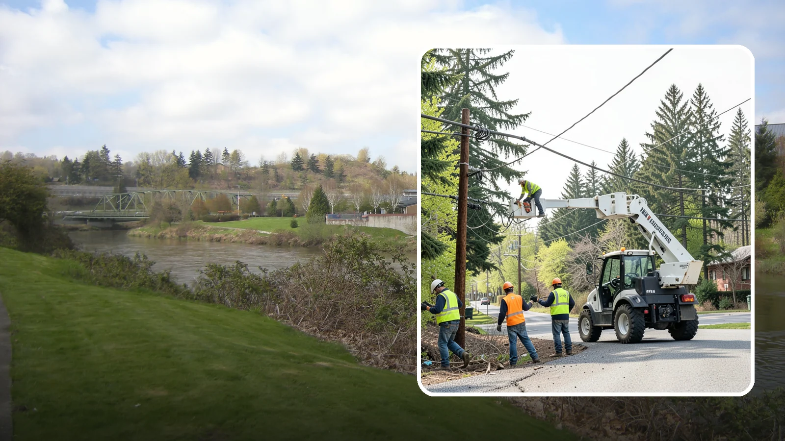 Utility Line Clearance in Tukwila, King County, WA - Line-clearance pruning around energized conductors by qualified crews to protect reliability, reduce fire risk, and meet...