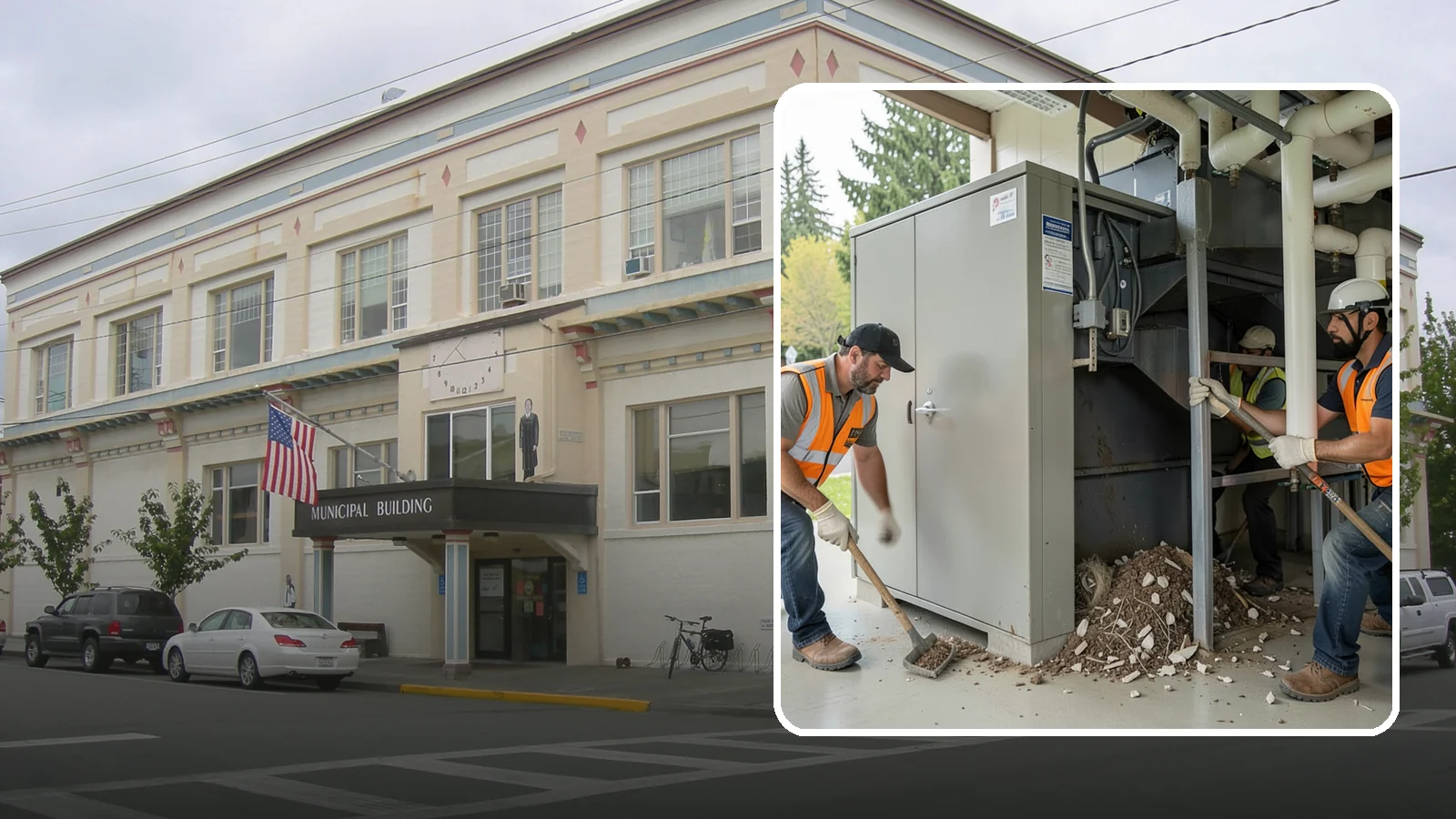 Utility Vault Cleaning in Anacortes, Skagit County, WA - Cleaning and debris removal from utility vaults to maintain safe access and equipment condition.