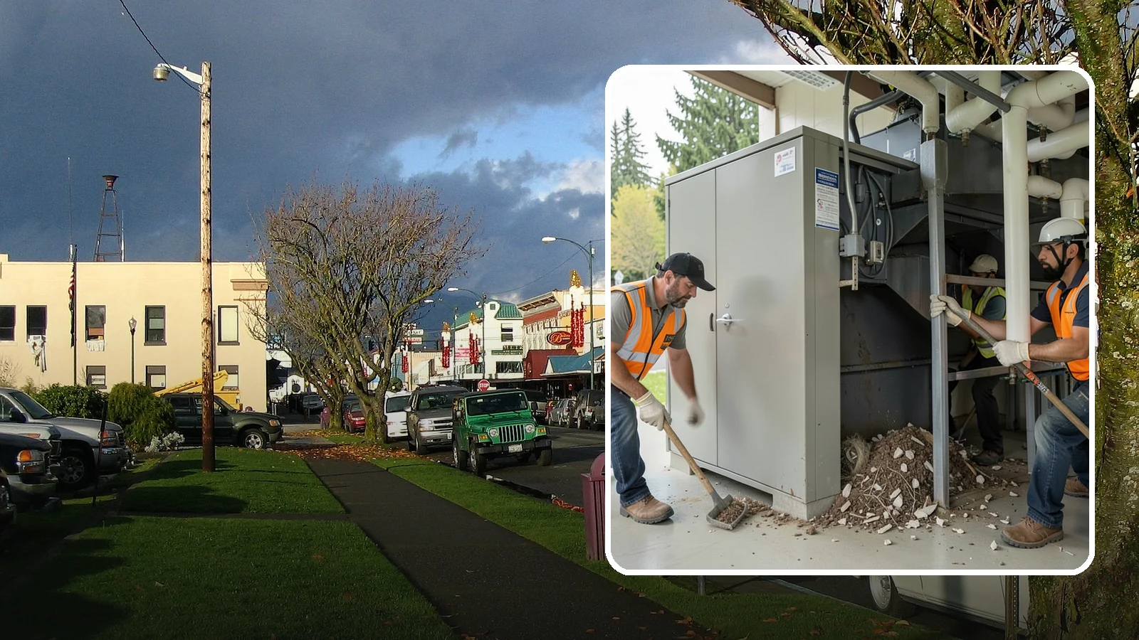 Utility Vault Cleaning in Arlington, Snohomish County, WA - Cleaning and debris removal from utility vaults to maintain safe access and equipment condition.
