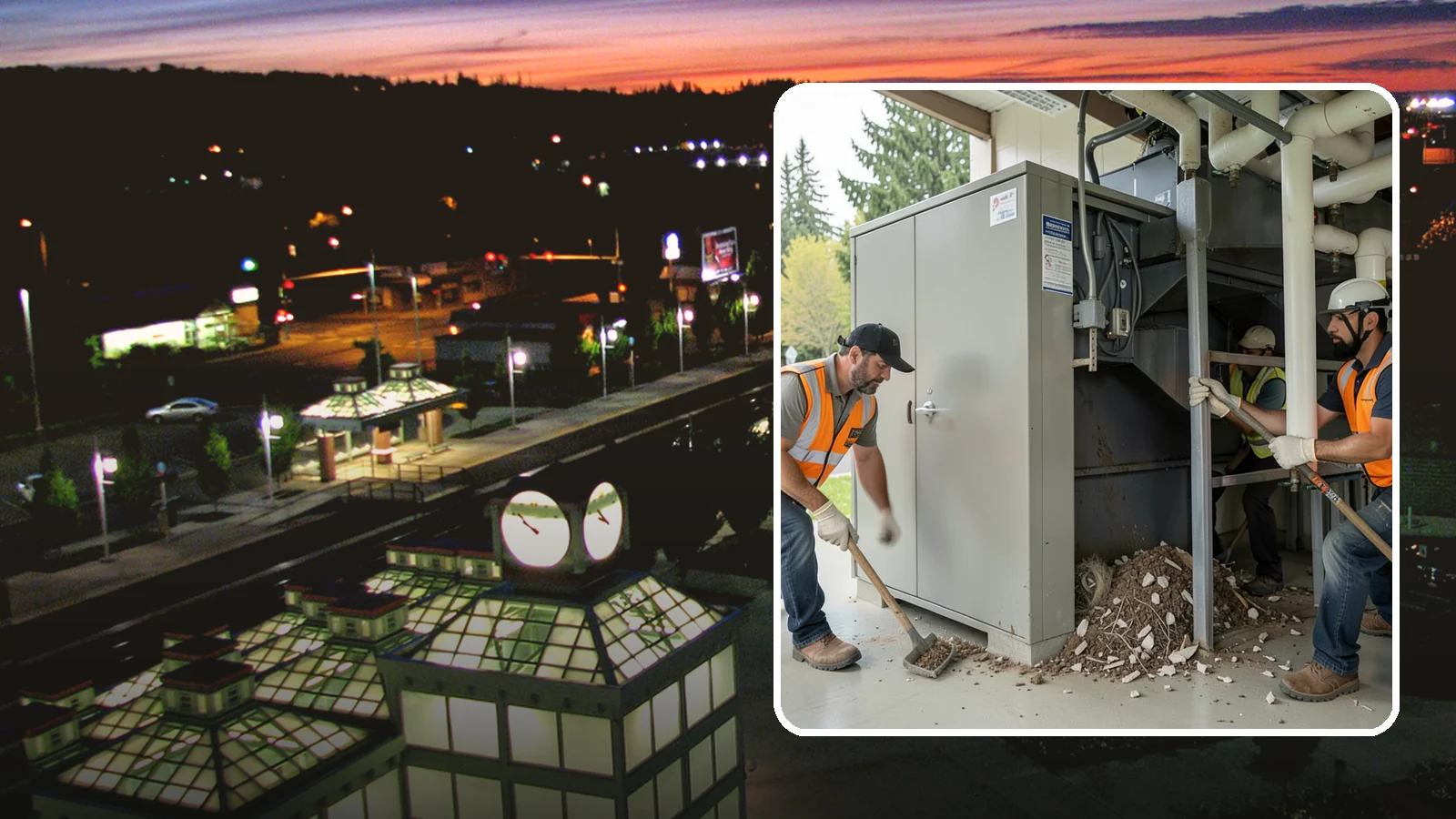 Utility Vault Cleaning in Auburn, King County, WA - Cleaning and debris removal from utility vaults to maintain safe access and equipment condition.