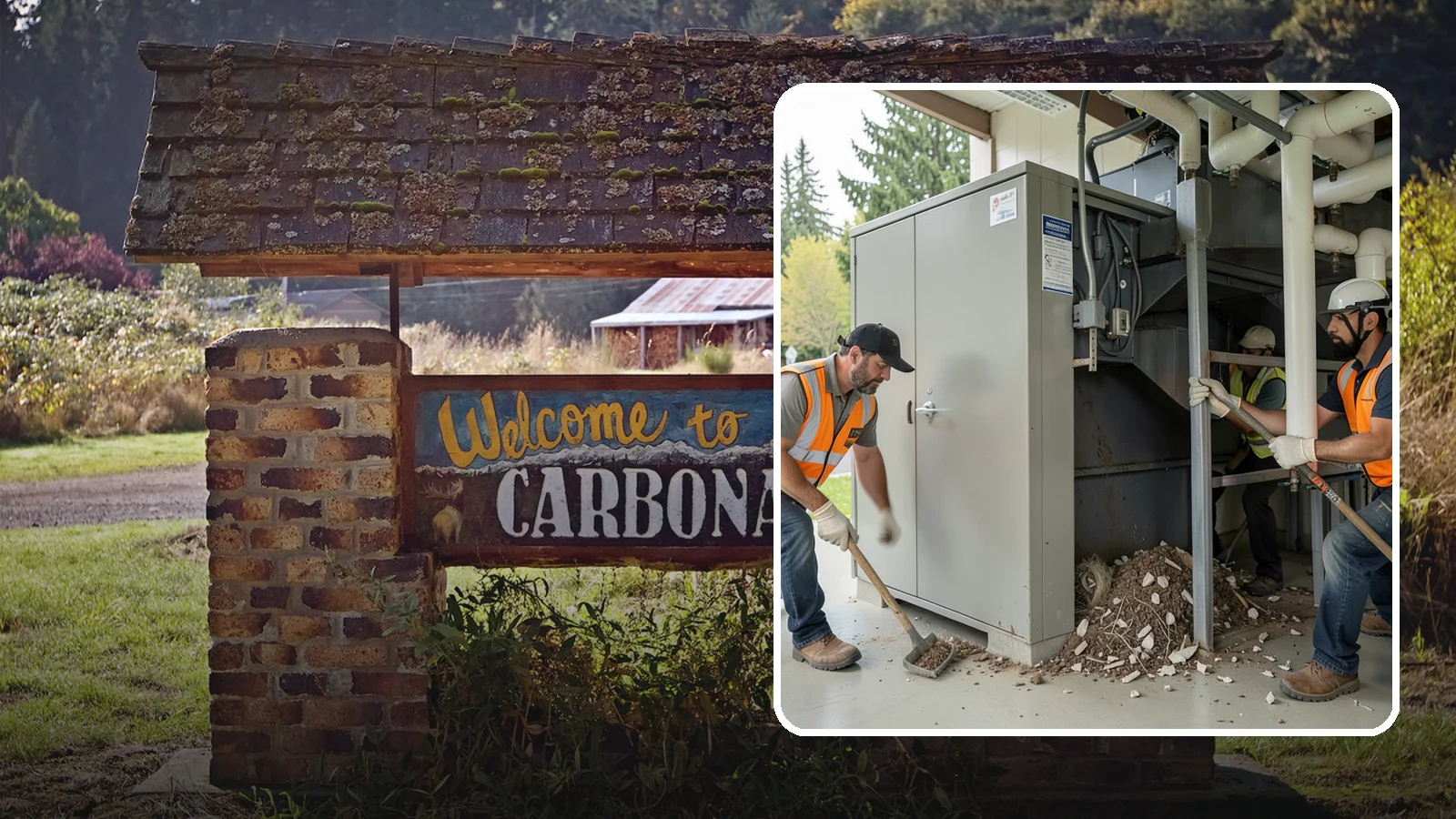 Utility Vault Cleaning in Carbonado, Pierce County, WA - Cleaning and debris removal from utility vaults to maintain safe access and equipment condition.