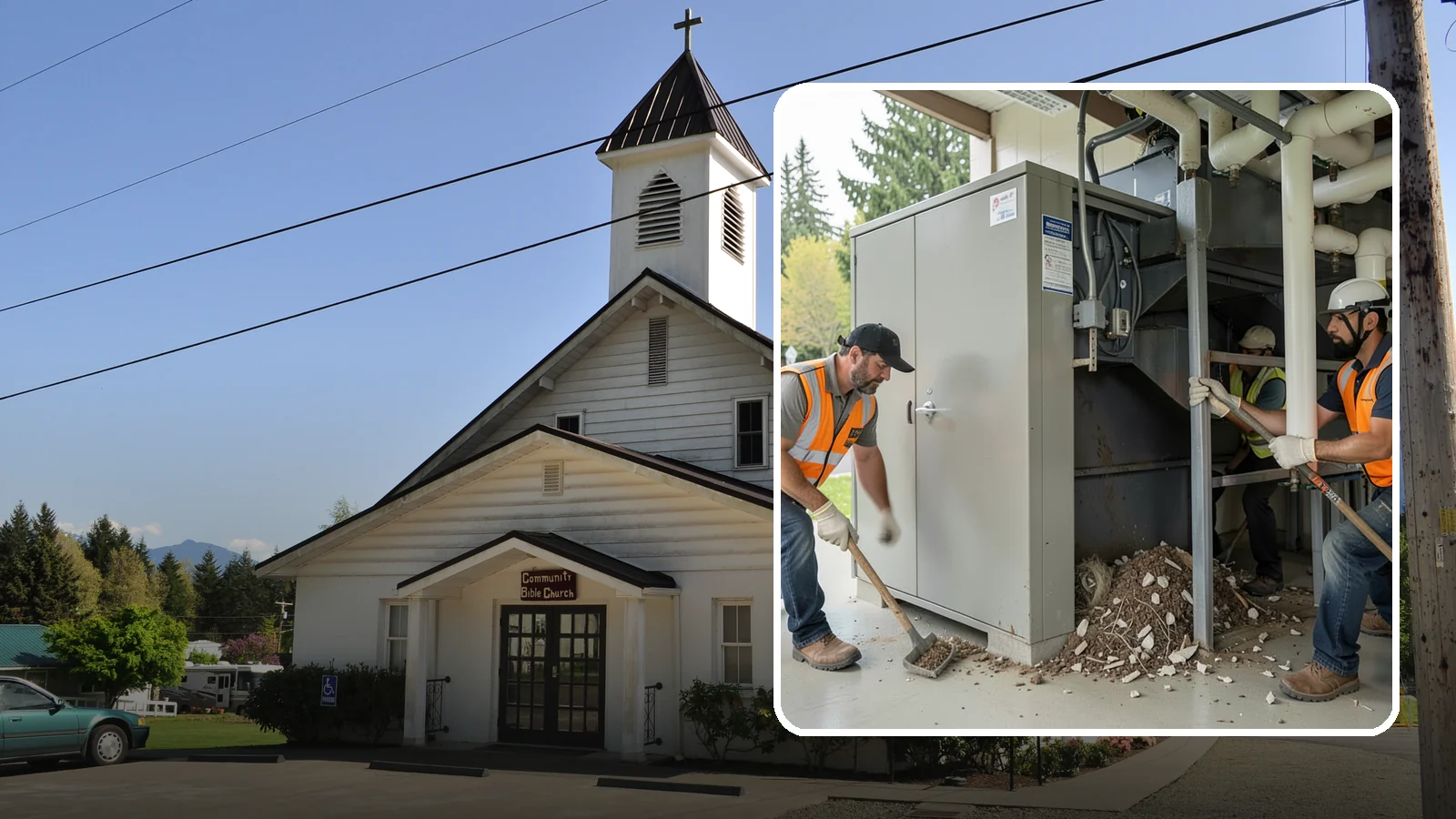 Utility Vault Cleaning in Concrete, Skagit County, WA - Cleaning and debris removal from utility vaults to maintain safe access and equipment condition.