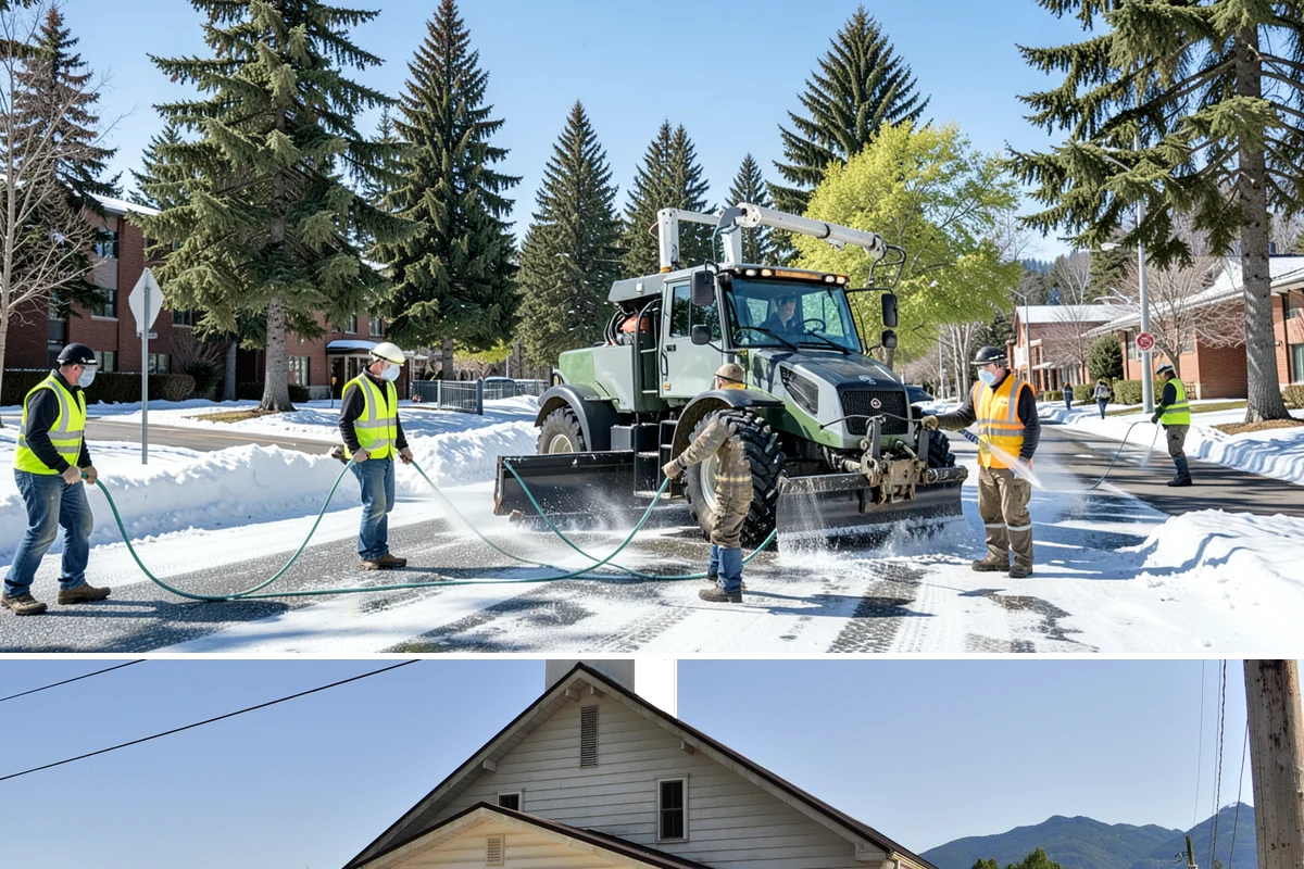 Utility Vault Cleaning in Concrete, Skagit County, WA - Vault cleaning proceeds year-round but is often prioritized before the wet season to manage water intrusion.