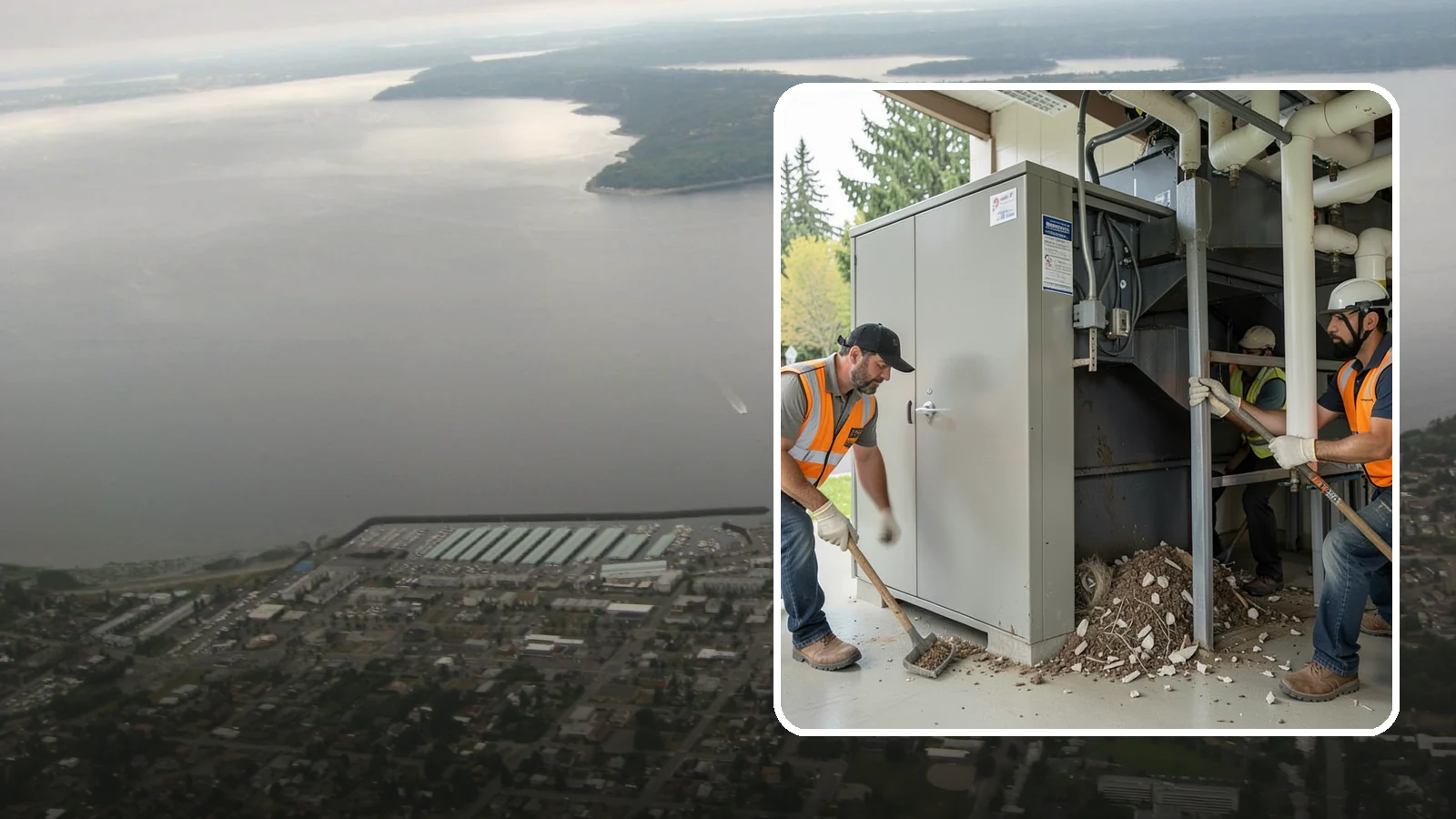 Utility Vault Cleaning in Des Moines, King County, WA - Cleaning and debris removal from utility vaults to maintain safe access and equipment condition.