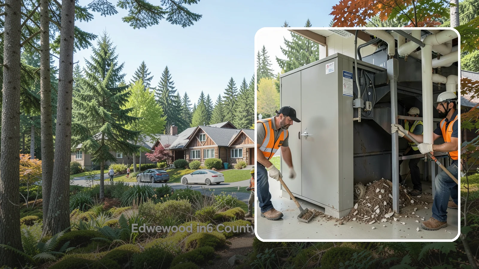 Utility Vault Cleaning in Edgewood, Pierce County, WA - Cleaning and debris removal from utility vaults to maintain safe access and equipment condition.