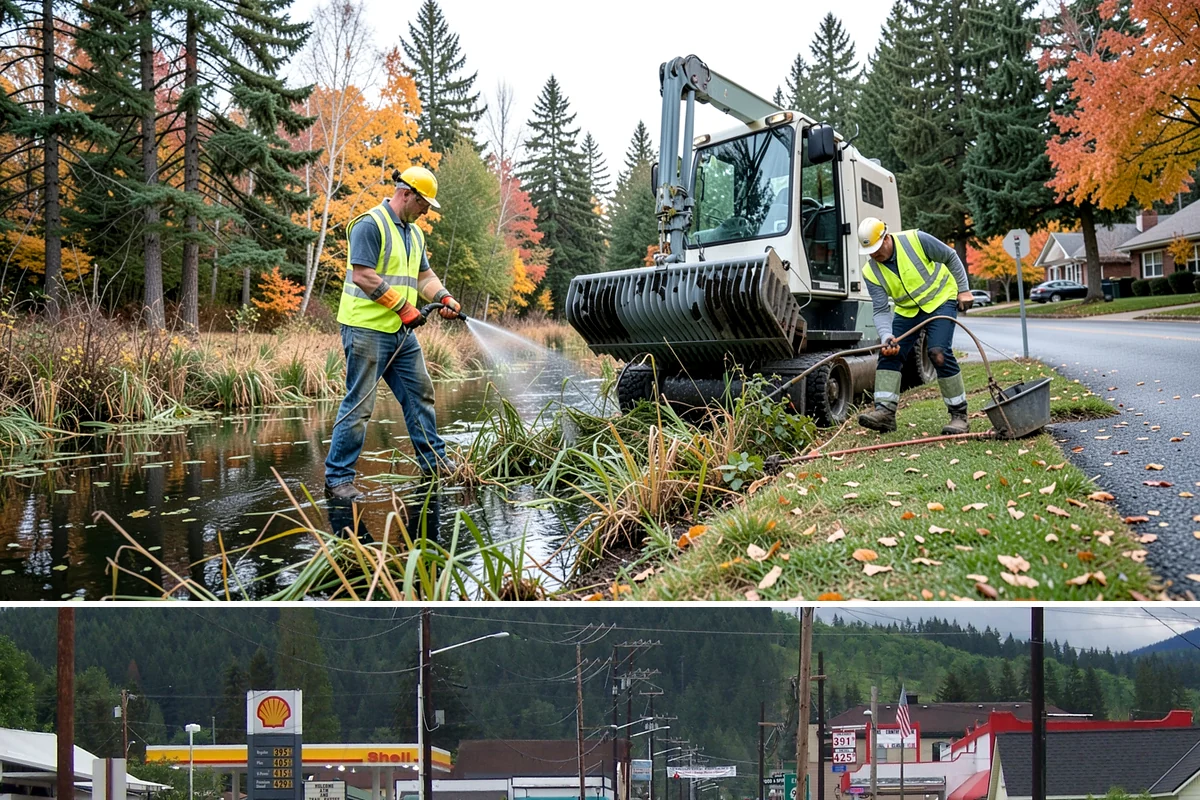 Utility Vault Cleaning in Granite Falls, Snohomish County, WA - Vault cleaning proceeds year-round but is often prioritized before the wet season to manage water intrusion.