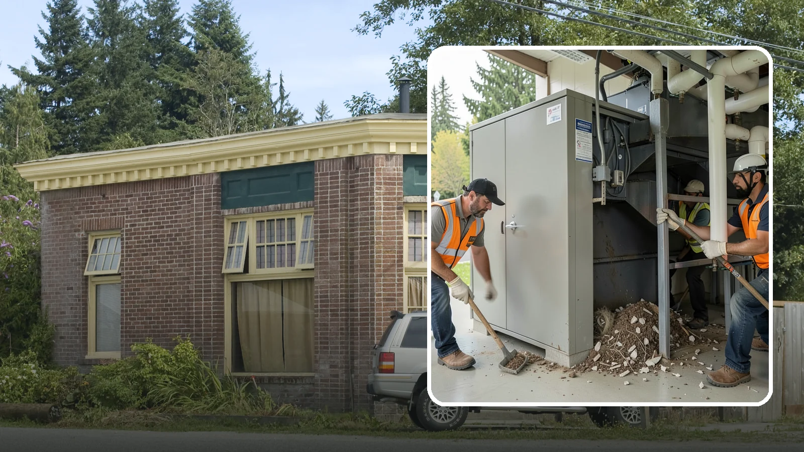 Utility Vault Cleaning in Hamilton, Skagit County, WA - Cleaning and debris removal from utility vaults to maintain safe access and equipment condition.