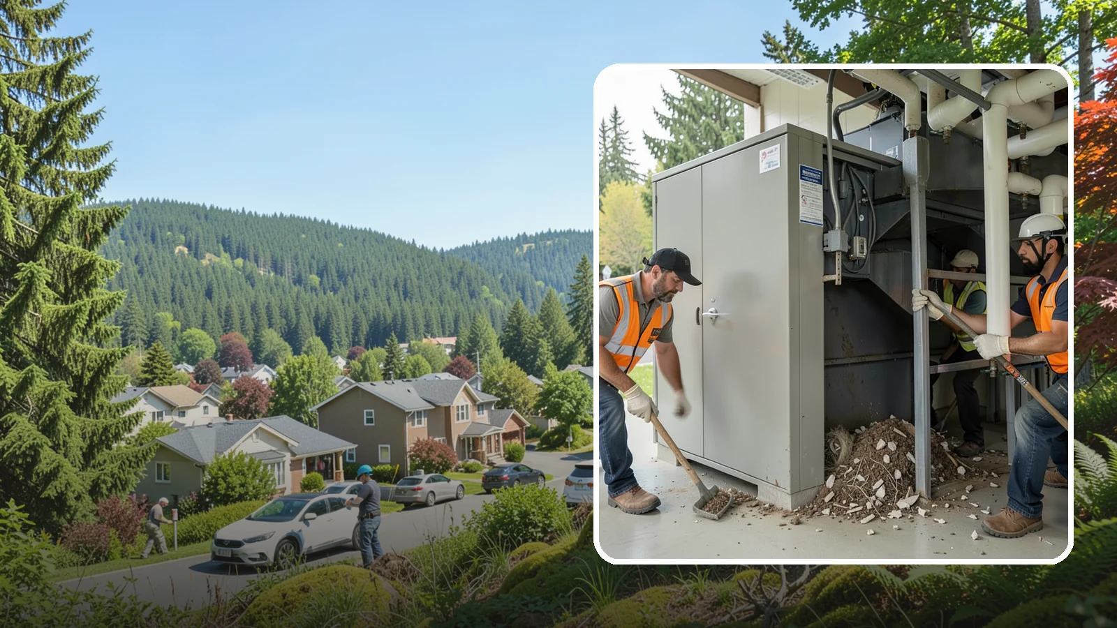 Utility Vault Cleaning in Index, Snohomish County, WA - Cleaning and debris removal from utility vaults to maintain safe access and equipment condition.