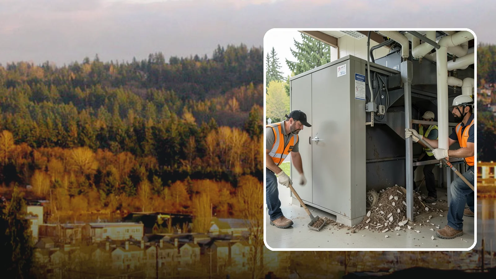 Utility Vault Cleaning in Kenmore, King County, WA - Cleaning and debris removal from utility vaults to maintain safe access and equipment condition.