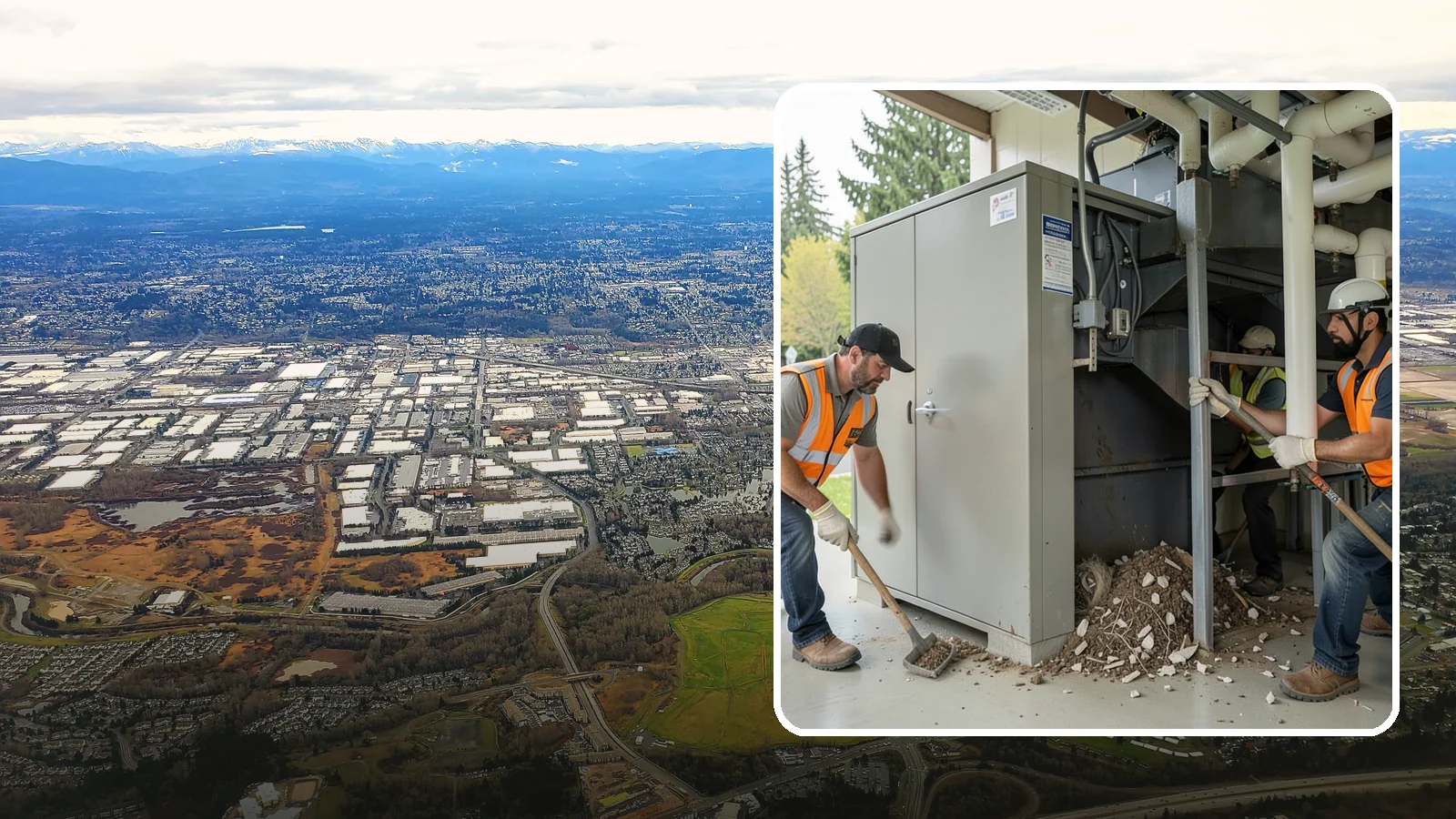 Utility Vault Cleaning in Kent, King County, WA - Cleaning and debris removal from utility vaults to maintain safe access and equipment condition.