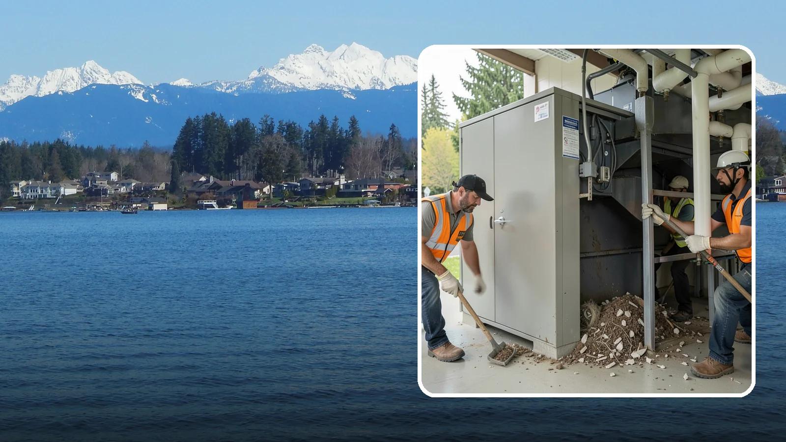 Utility Vault Cleaning in Lake Stevens, Snohomish County, WA - Cleaning and debris removal from utility vaults to maintain safe access and equipment condition.