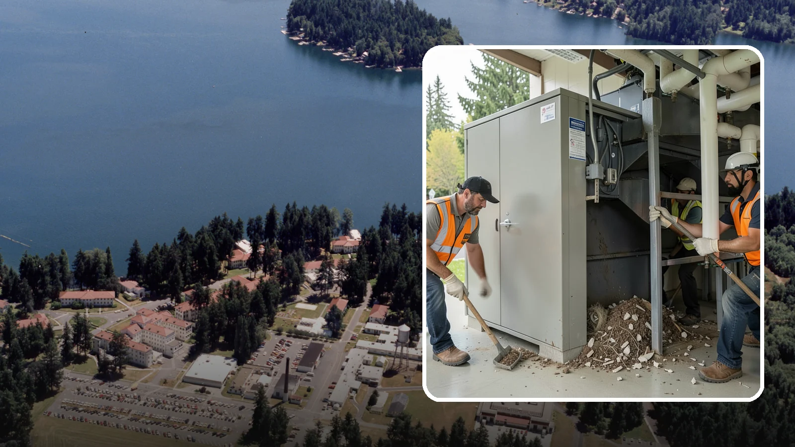 Utility Vault Cleaning in Lakewood, Pierce County, WA - Cleaning and debris removal from utility vaults to maintain safe access and equipment condition.