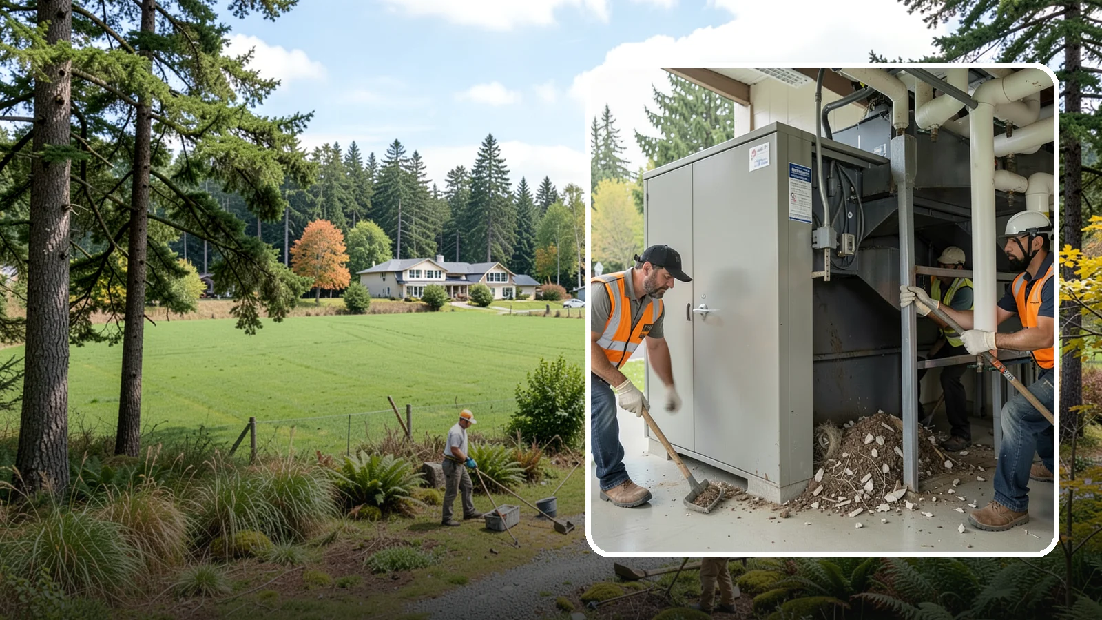 Utility Vault Cleaning in Lyman, Skagit County, WA - Cleaning and debris removal from utility vaults to maintain safe access and equipment condition.