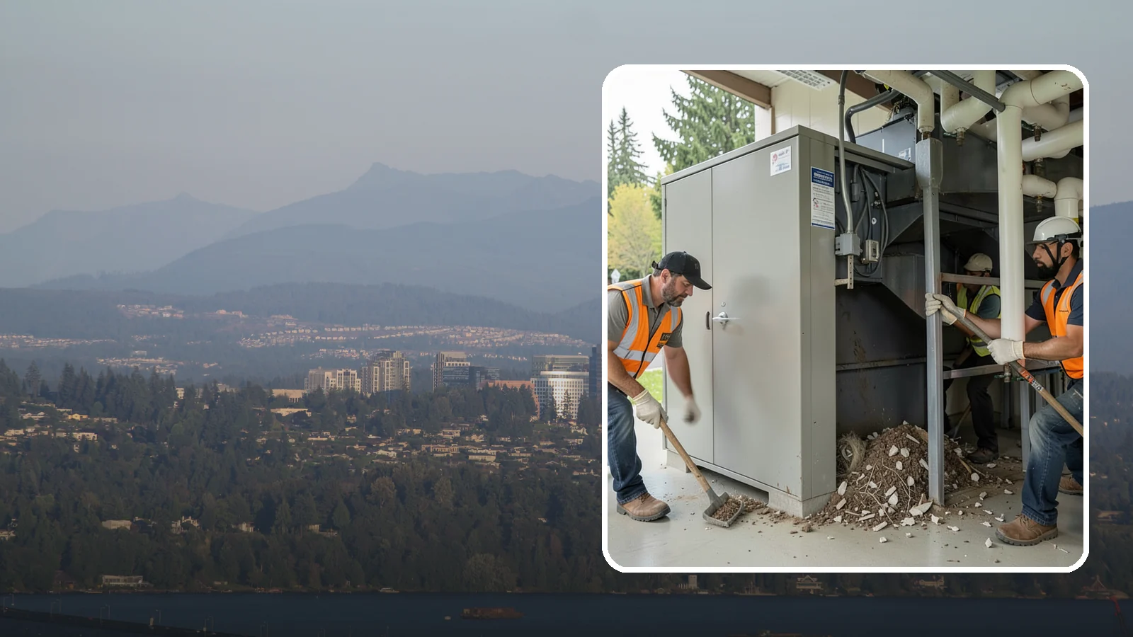 Utility Vault Cleaning in Medina, King County, WA - Cleaning and debris removal from utility vaults to maintain safe access and equipment condition.