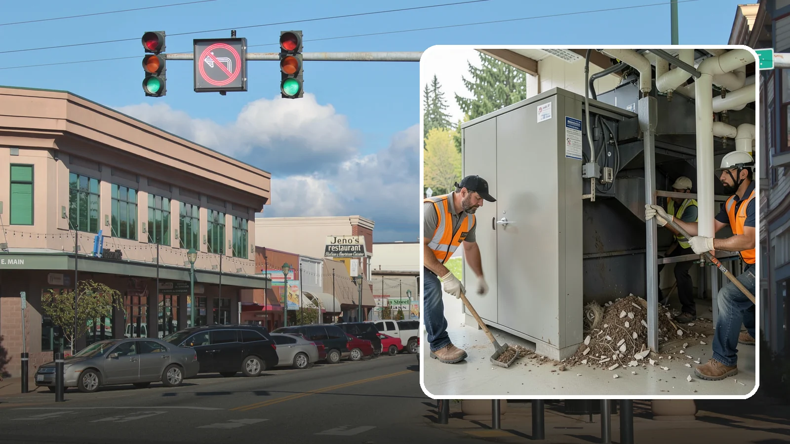 Utility Vault Cleaning in Monroe, Snohomish County, WA - Cleaning and debris removal from utility vaults to maintain safe access and equipment condition.