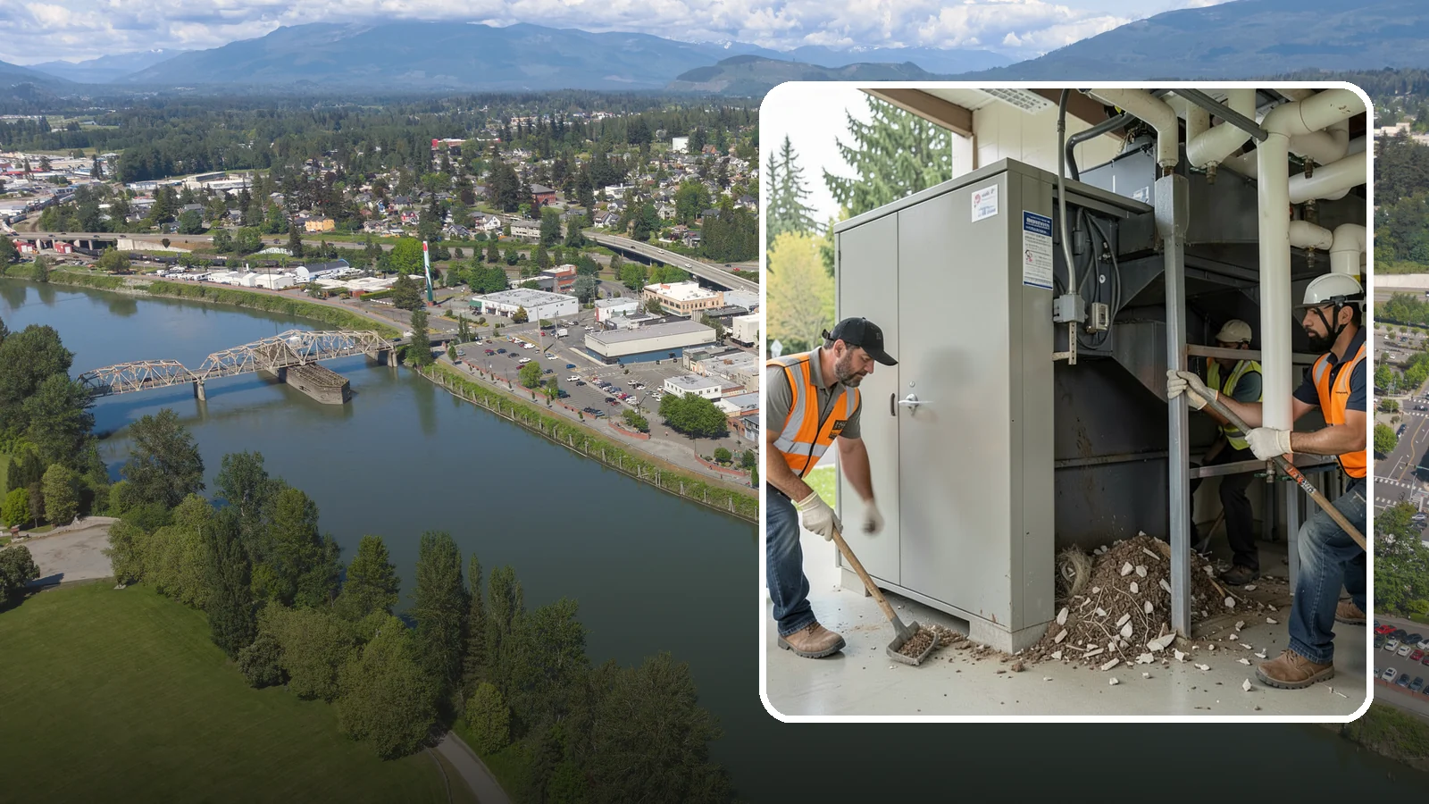 Utility Vault Cleaning in Mount Vernon, Skagit County, WA - Cleaning and debris removal from utility vaults to maintain safe access and equipment condition.