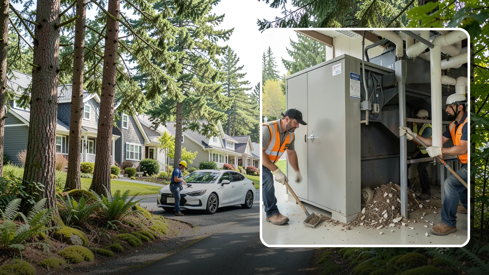 Utility Vault Cleaning in Normandy Park, King County, WA - Cleaning and debris removal from utility vaults to maintain safe access and equipment condition.