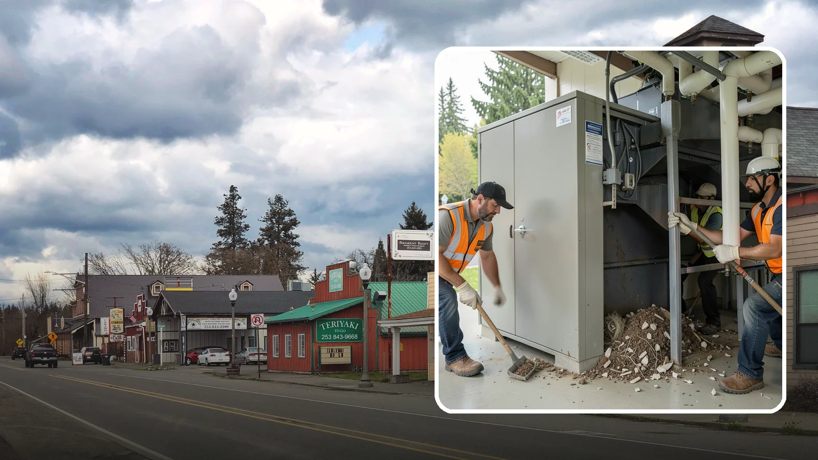 Utility Vault Cleaning in Roy, Pierce County, WA - Cleaning and debris removal from utility vaults to maintain safe access and equipment condition.