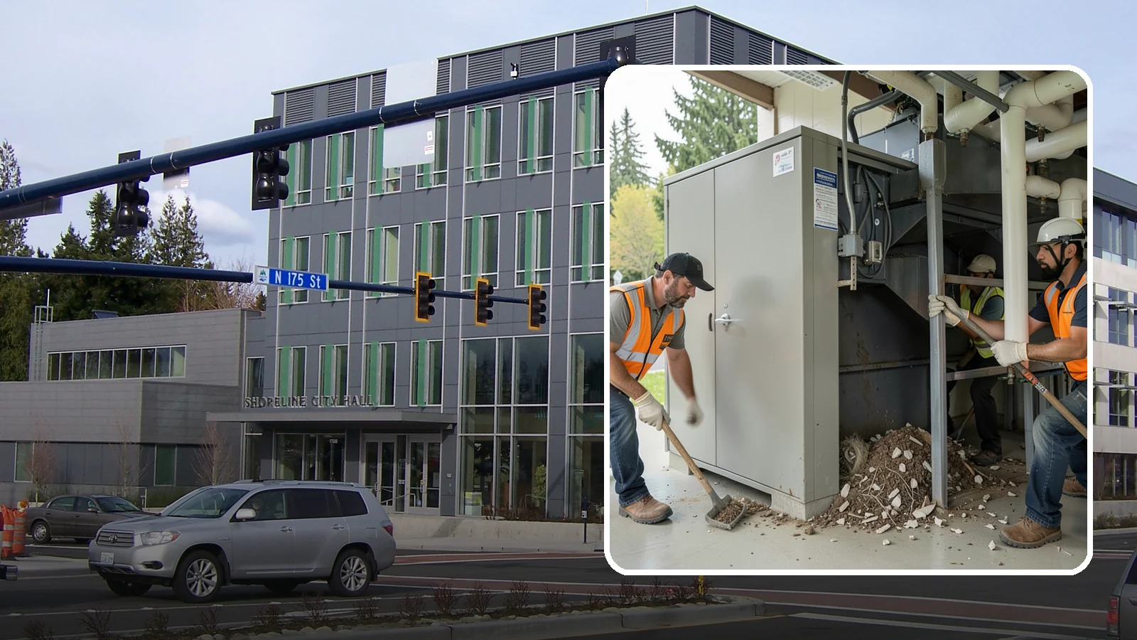 Utility Vault Cleaning in Shoreline, King County, WA - Cleaning and debris removal from utility vaults to maintain safe access and equipment condition.