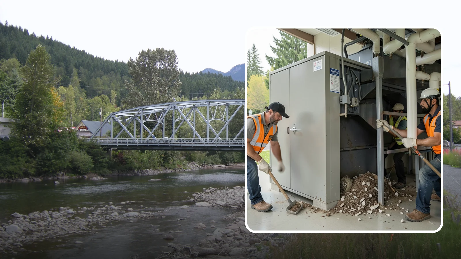 Utility Vault Cleaning in Skykomish, King County, WA - Cleaning and debris removal from utility vaults to maintain safe access and equipment condition.