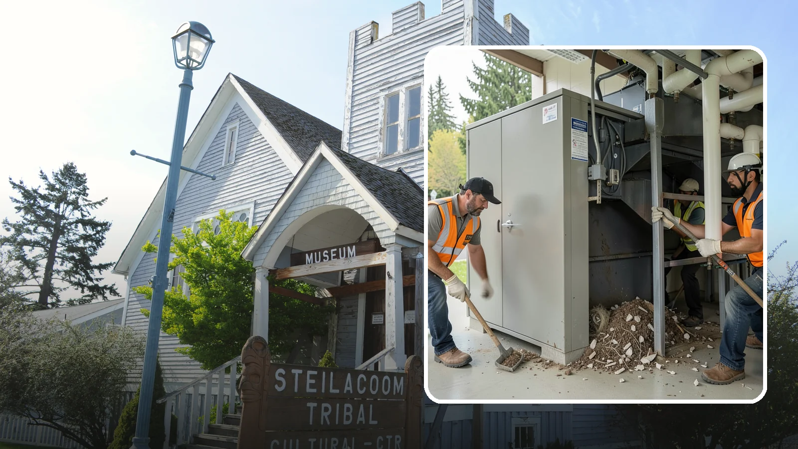 Utility Vault Cleaning in Steilacoom, Pierce County, WA - Cleaning and debris removal from utility vaults to maintain safe access and equipment condition.