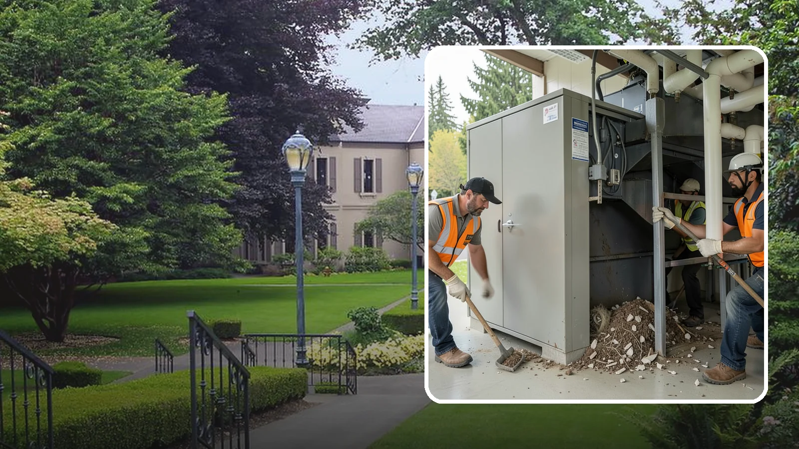 Utility Vault Cleaning in Woodinville, King County, WA - Cleaning and debris removal from utility vaults to maintain safe access and equipment condition.