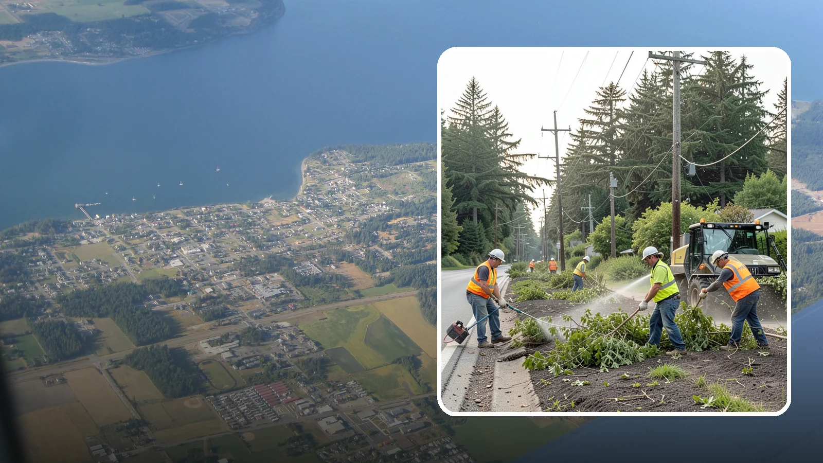 Utility Vegetation Management in Coupeville, Island County, WA - Vegetation control along utility corridors and easements to protect access, infrastructure, and reliability.