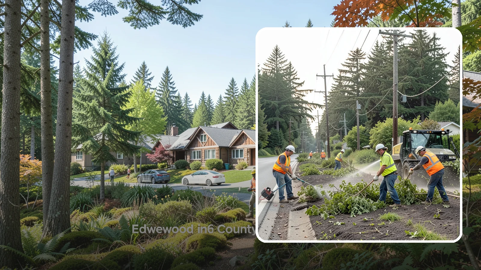 Utility Vegetation Management in Edgewood, Pierce County, WA - Vegetation control along utility corridors and easements to protect access, infrastructure, and reliability.