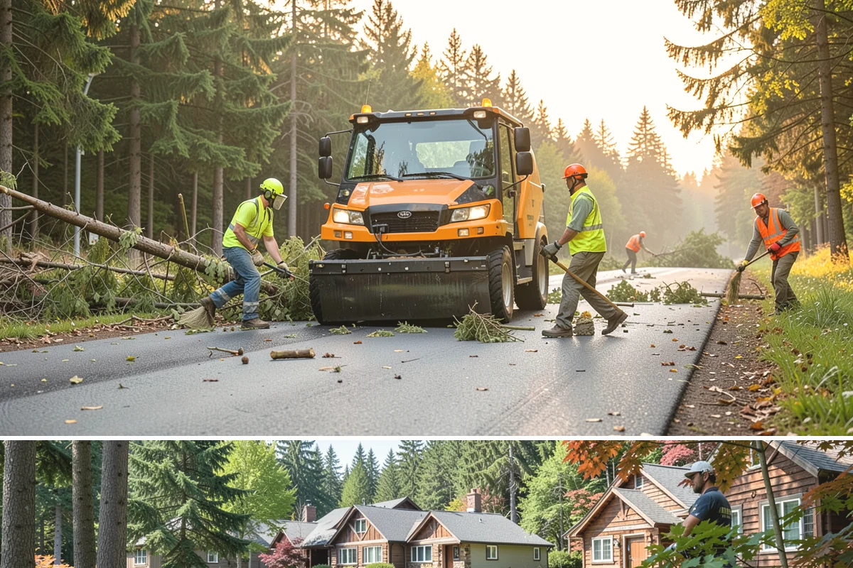 Utility Vegetation Management in Edgewood, Pierce County, WA - Corridor clearing is concentrated in the growing season, with cycles timed to keep access open year-round.