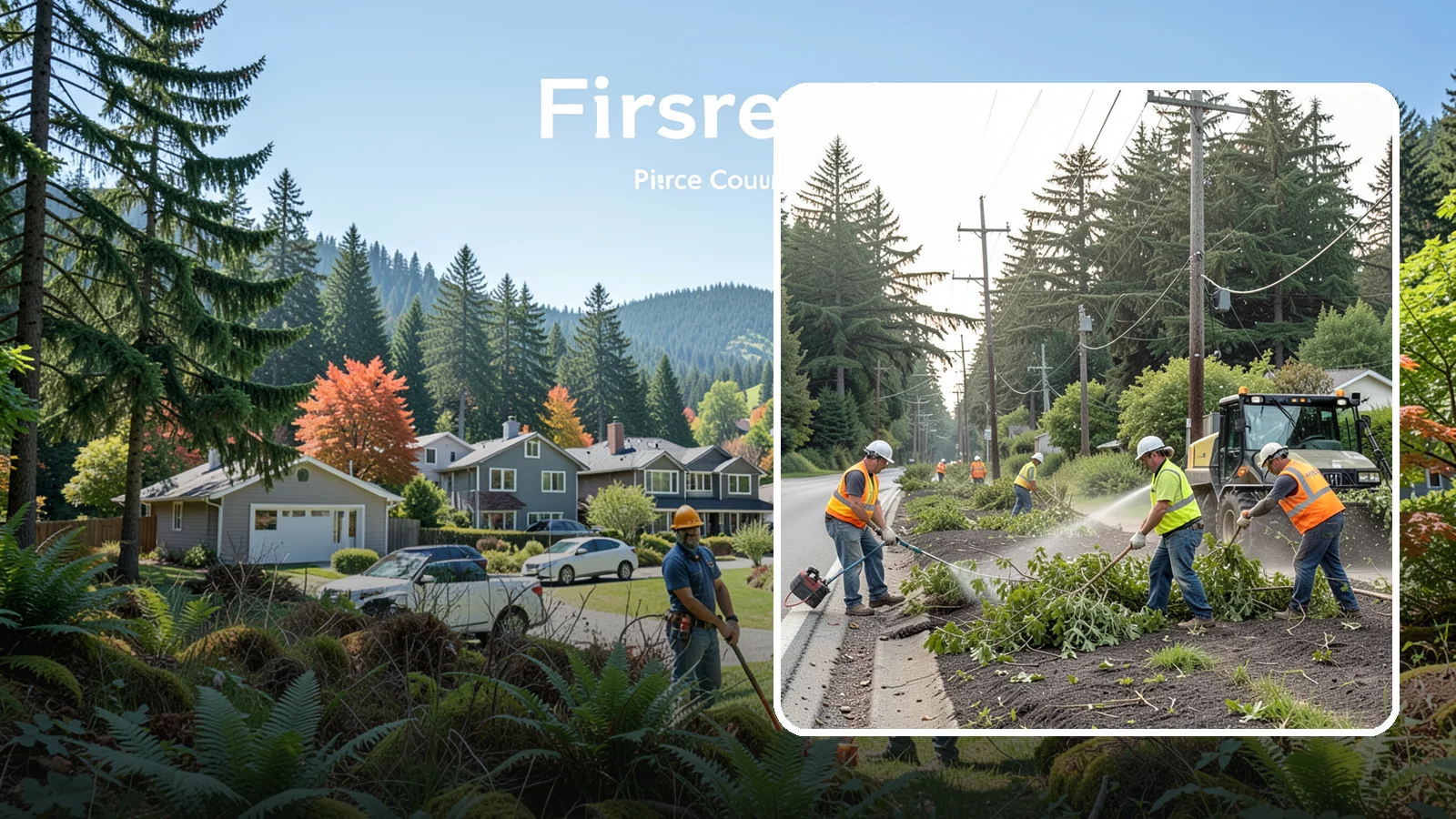 Utility Vegetation Management in Fircrest, Pierce County, WA - Vegetation control along utility corridors and easements to protect access, infrastructure, and reliability.