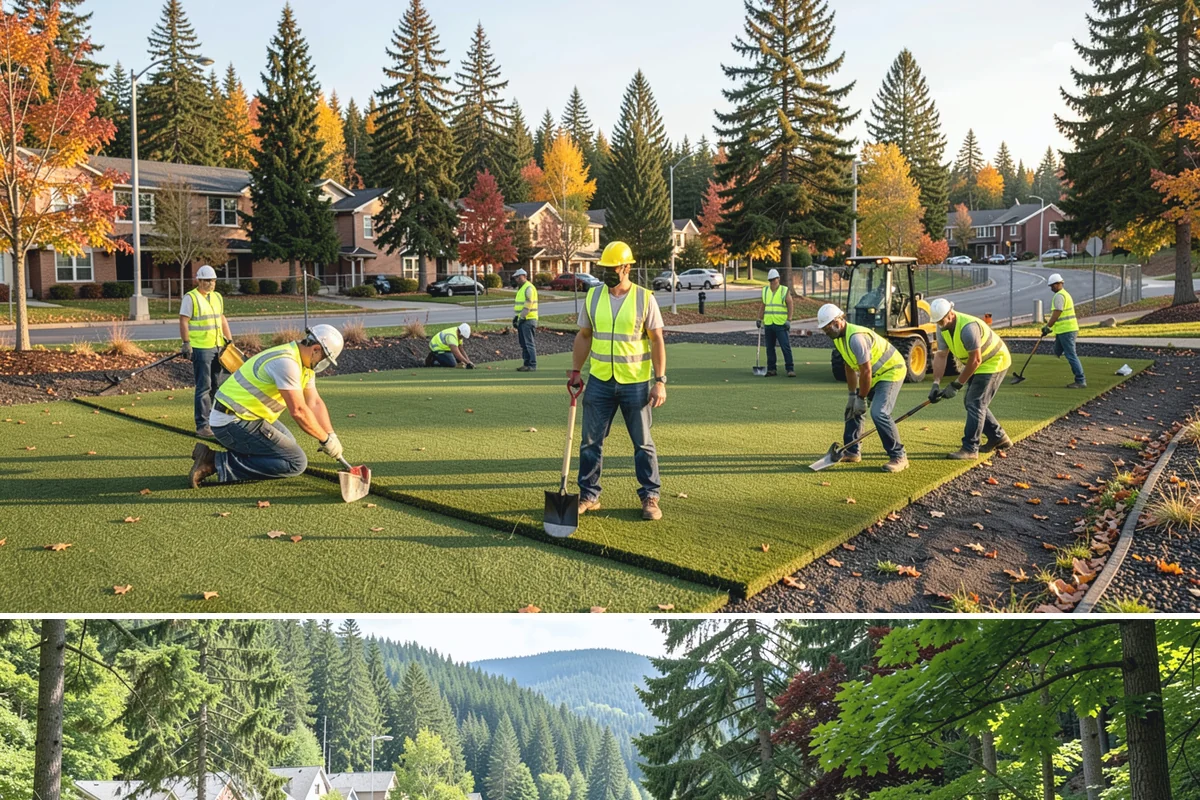 Utility Vegetation Management in Lake Forest Park, King County, WA - Corridor clearing is concentrated in the growing season, with cycles timed to keep access open year-round.