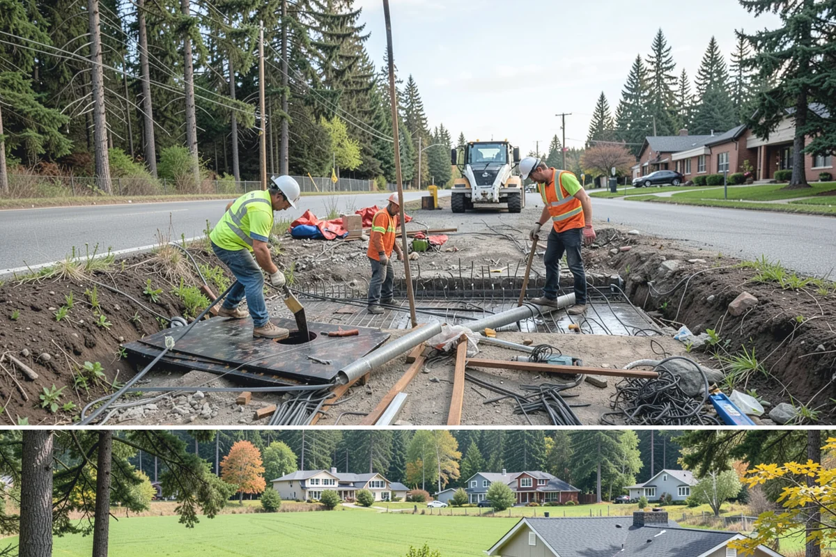 Utility Vegetation Management in Lyman, Skagit County, WA - Corridor clearing is concentrated in the growing season, with cycles timed to keep access open year-round.