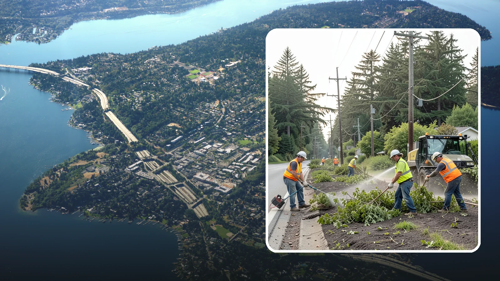 Utility Vegetation Management in Mercer Island, King County, WA - Vegetation control along utility corridors and easements to protect access, infrastructure, and reliability.