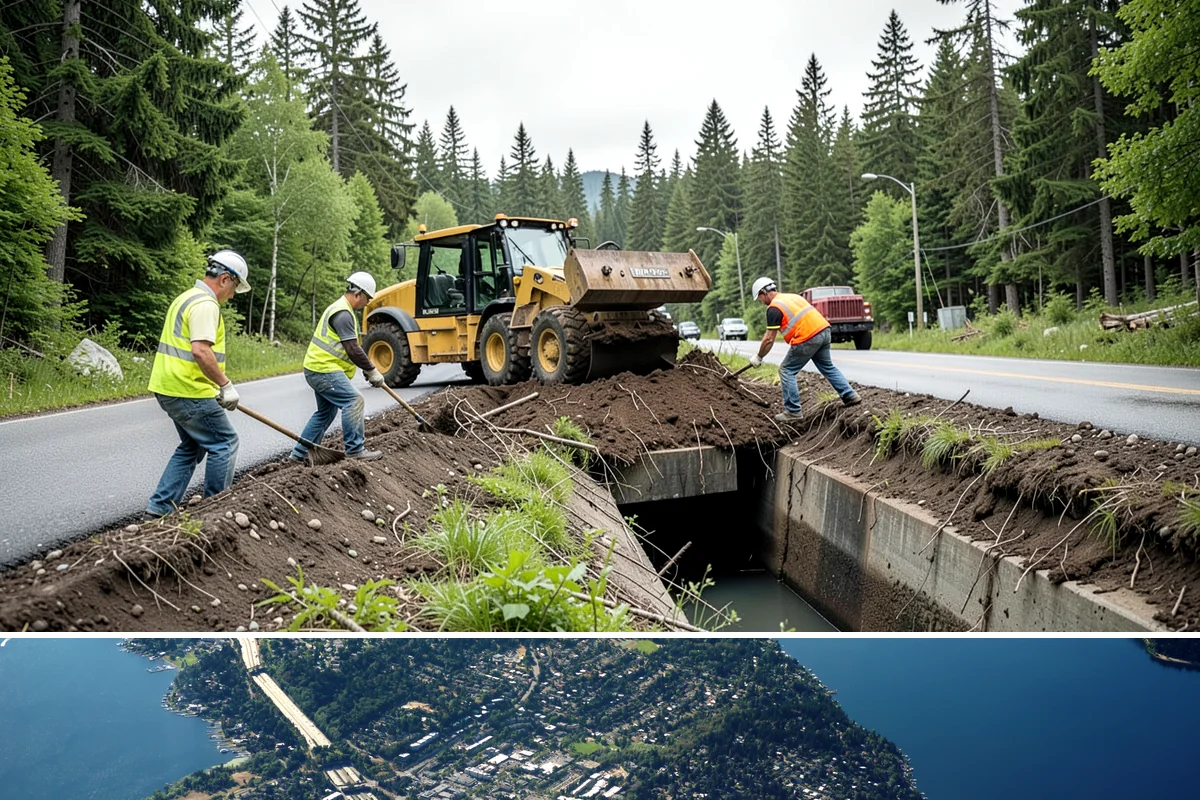 Utility Vegetation Management in Mercer Island, King County, WA - Corridor clearing is concentrated in the growing season, with cycles timed to keep access open year-round.
