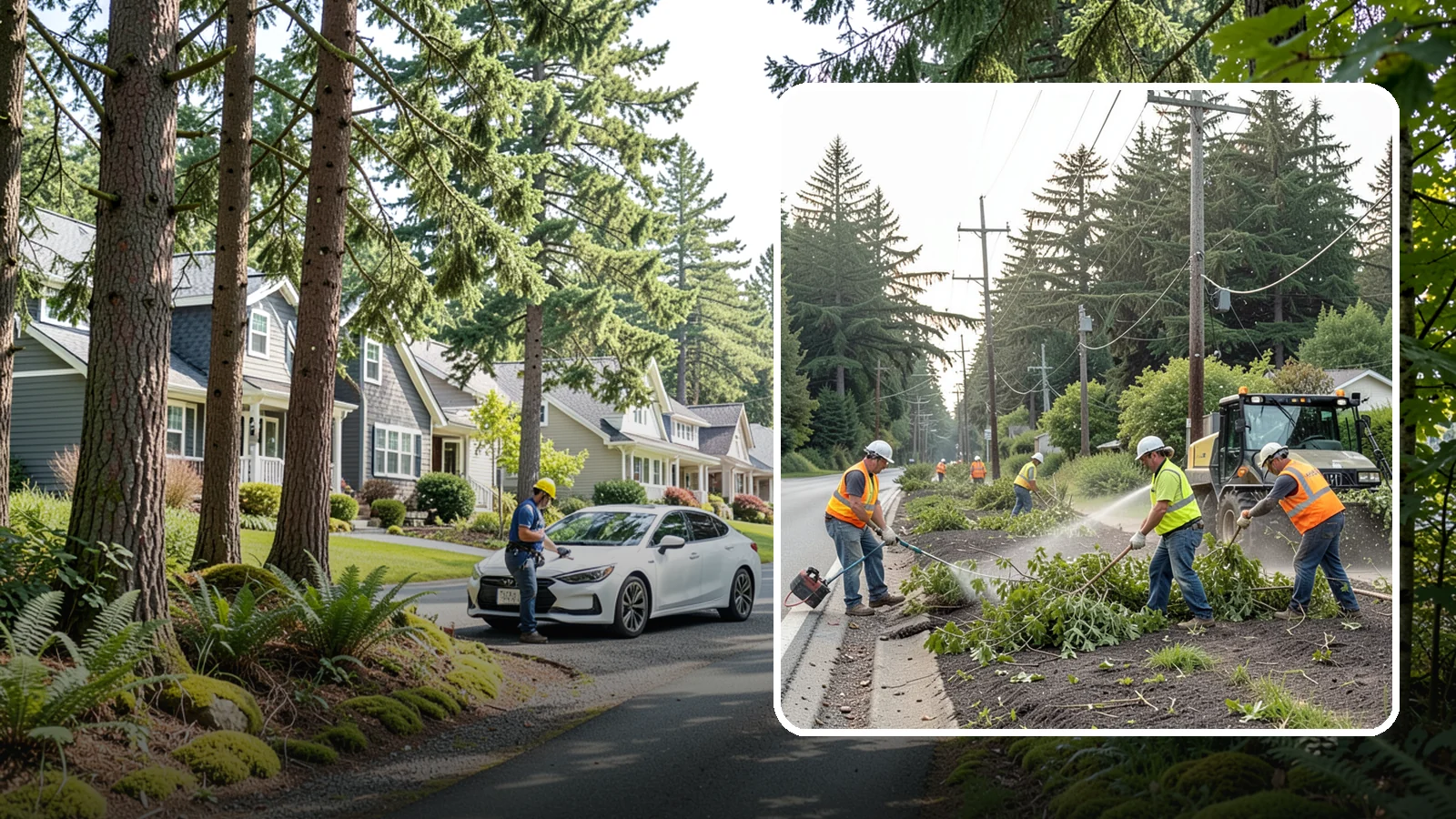 Utility Vegetation Management in Normandy Park, King County, WA - Vegetation control along utility corridors and easements to protect access, infrastructure, and reliability.