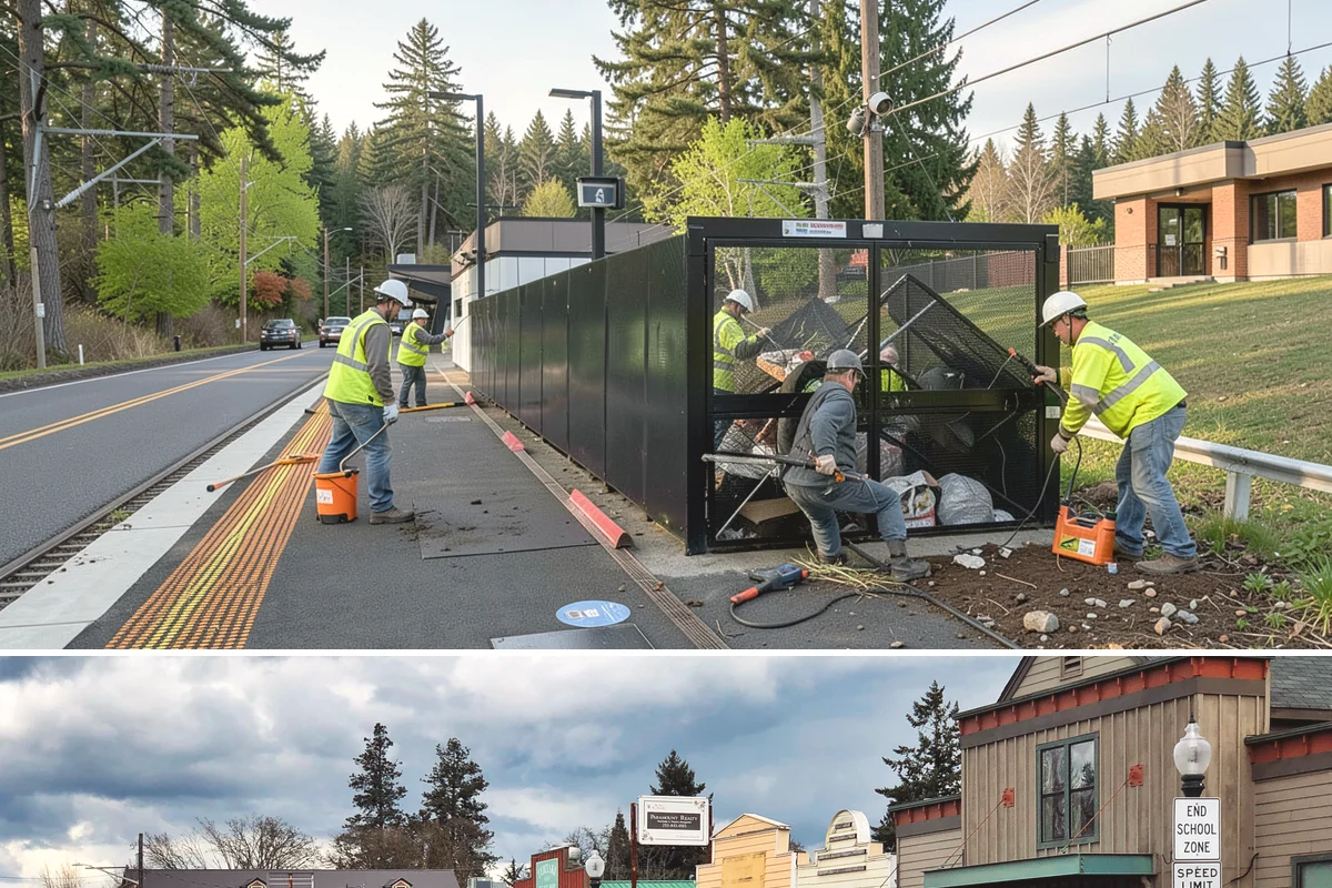 Utility Vegetation Management in Roy, Pierce County, WA - Corridor clearing is concentrated in the growing season, with cycles timed to keep access open year-round.
