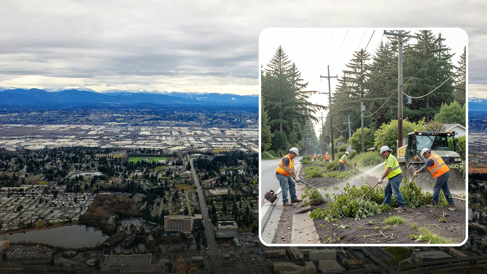 Utility Vegetation Management in SeaTac, King County, WA - Vegetation control along utility corridors and easements to protect access, infrastructure, and reliability.