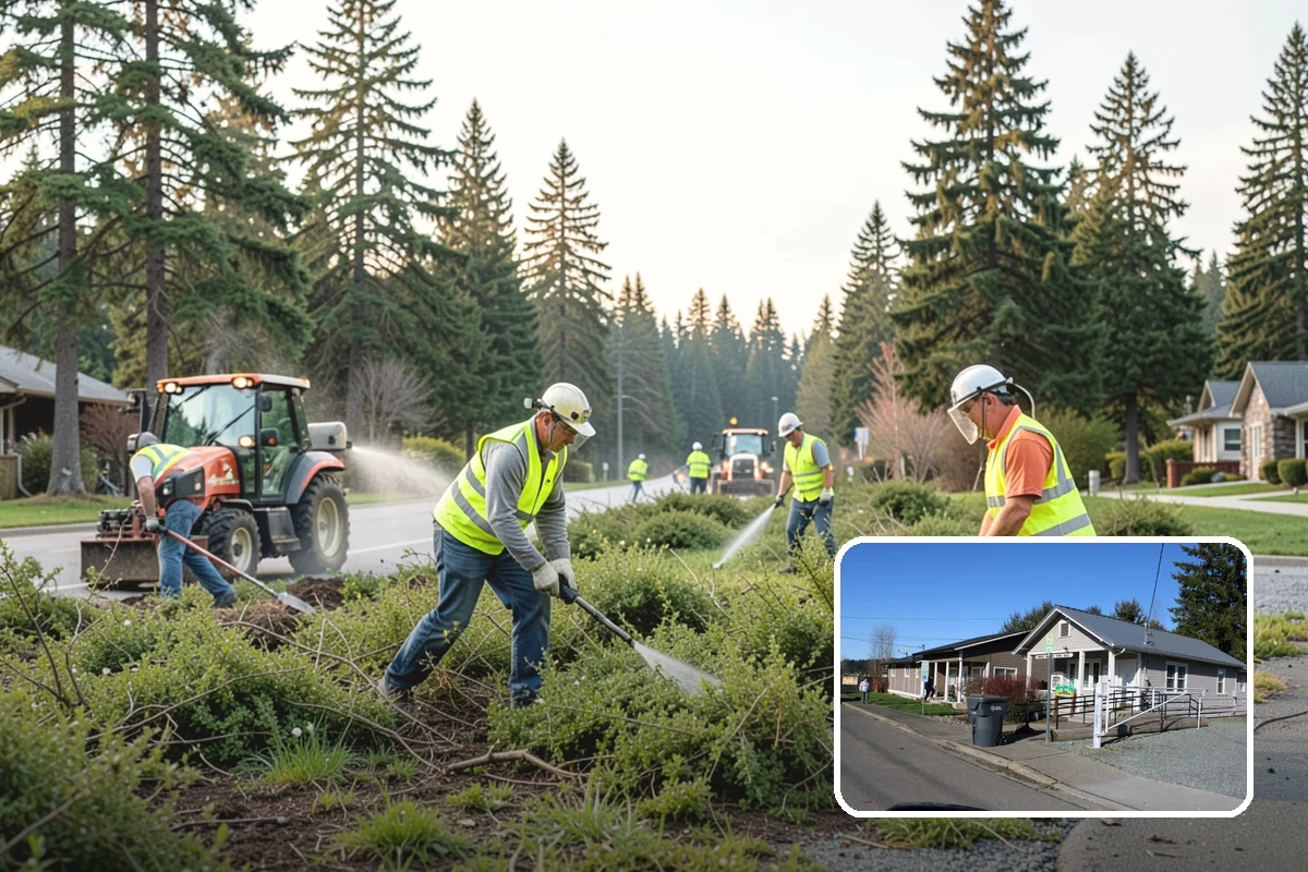 Utility Vegetation Management in South Prairie, Pierce County, WA - Keeps corridors clear for access, inspection, and repair