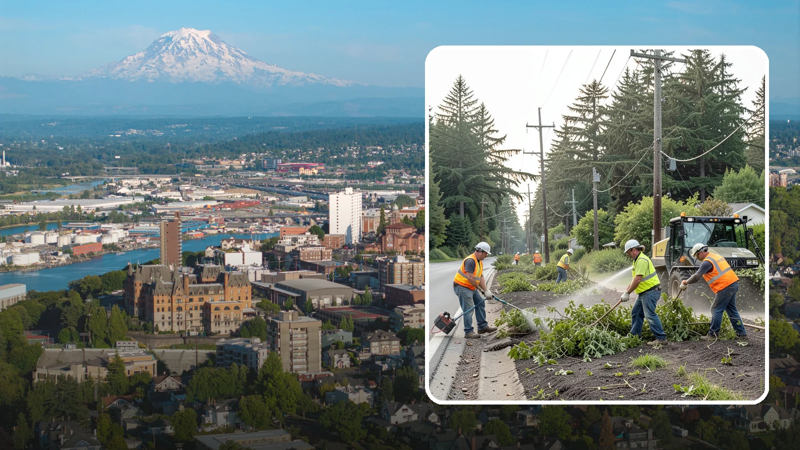 Utility Vegetation Management in Tacoma, Pierce County, WA - Vegetation control along utility corridors and easements to protect access, infrastructure, and reliability.