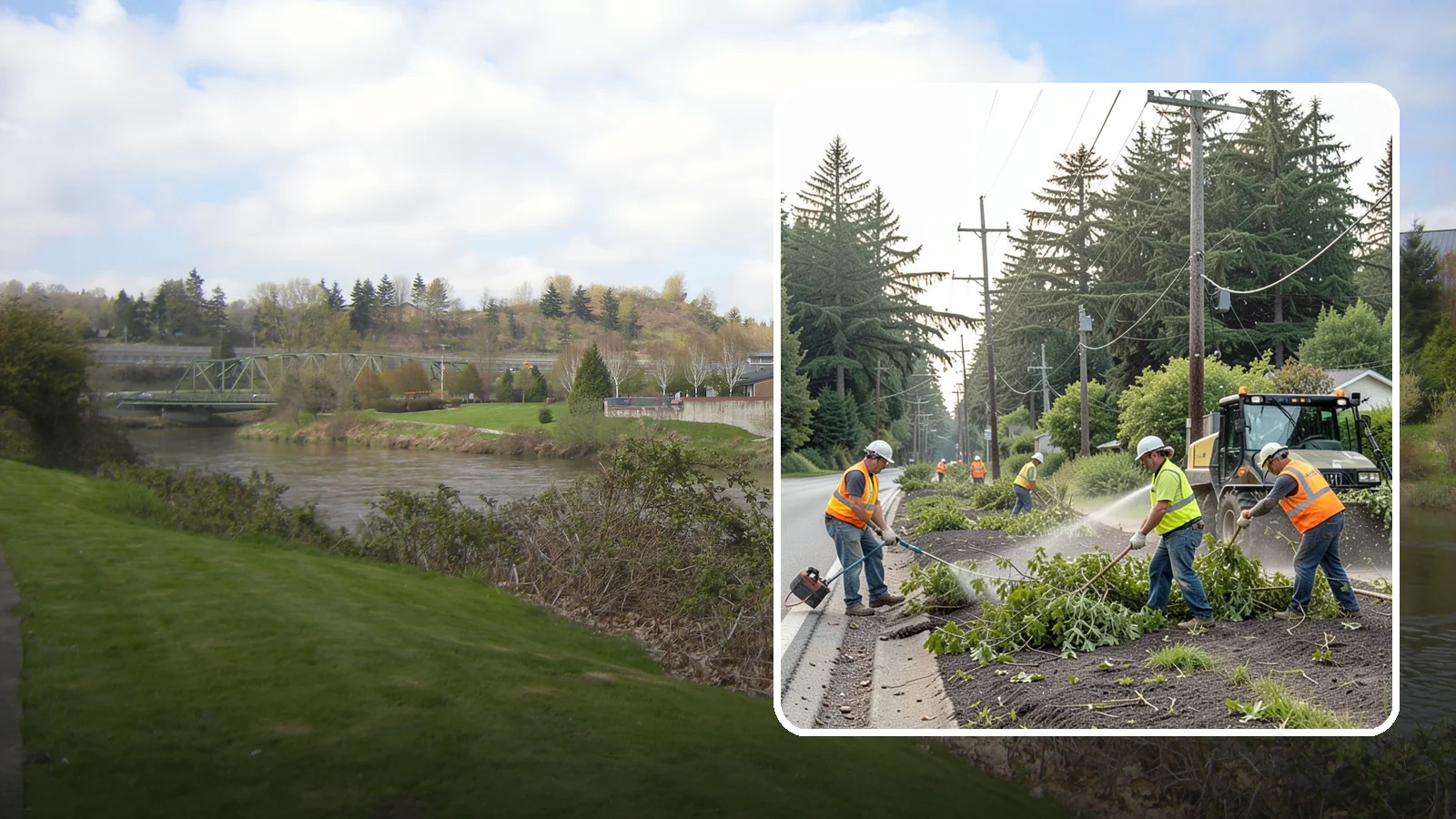 Utility Vegetation Management in Tukwila, King County, WA - Vegetation control along utility corridors and easements to protect access, infrastructure, and reliability.