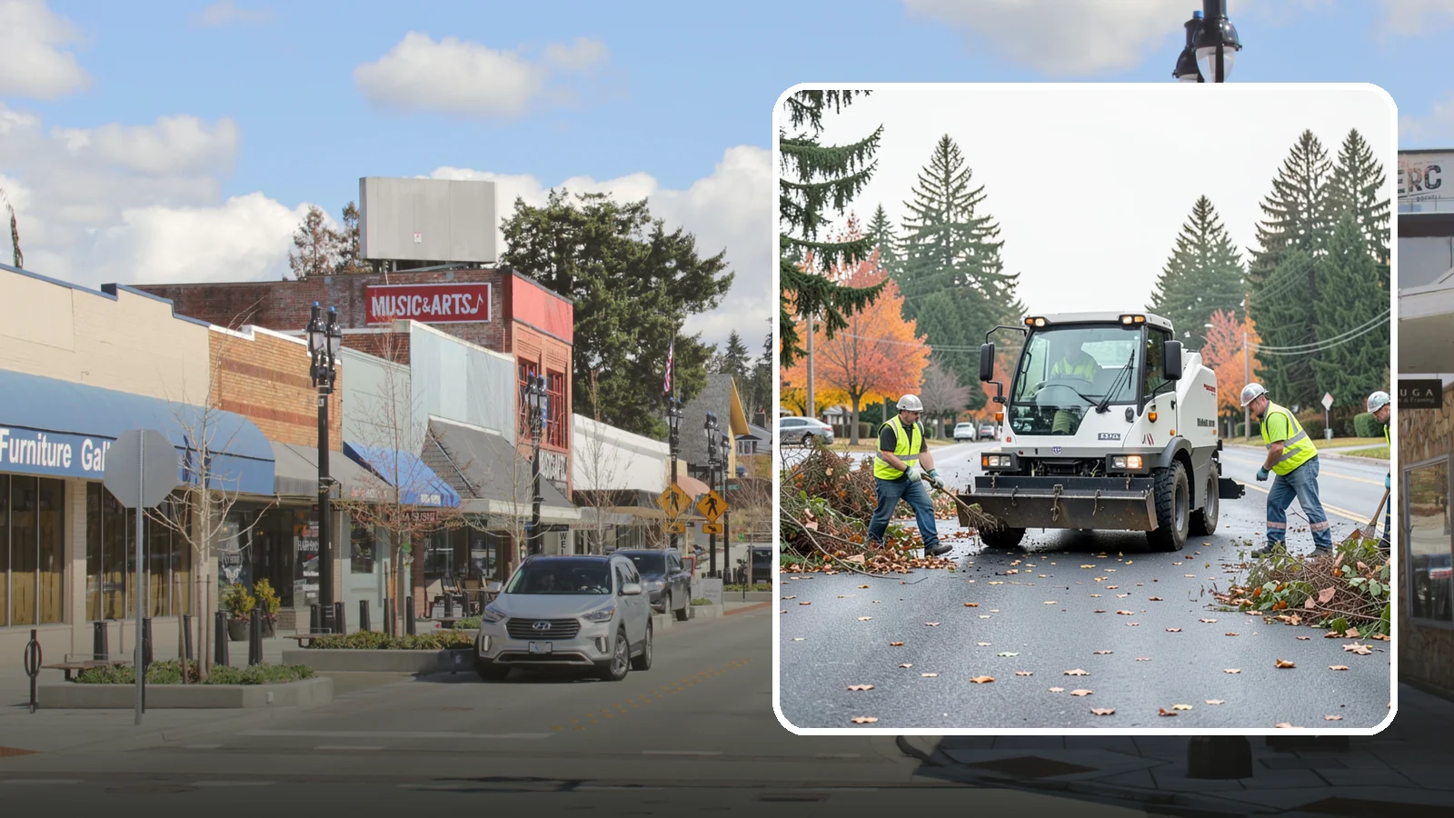 Vacant Lot Cleanup in Bothell, King County, WA - Clearing and cleanup of overgrown or debris-strewn vacant public lots to reduce nuisance and hazard.