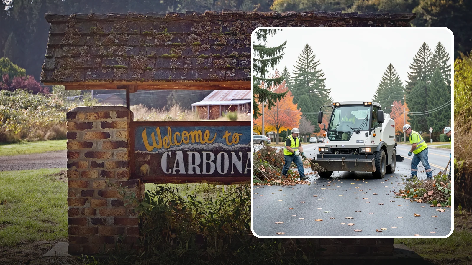 Vacant Lot Cleanup in Carbonado, Pierce County, WA - Clearing and cleanup of overgrown or debris-strewn vacant public lots to reduce nuisance and hazard.