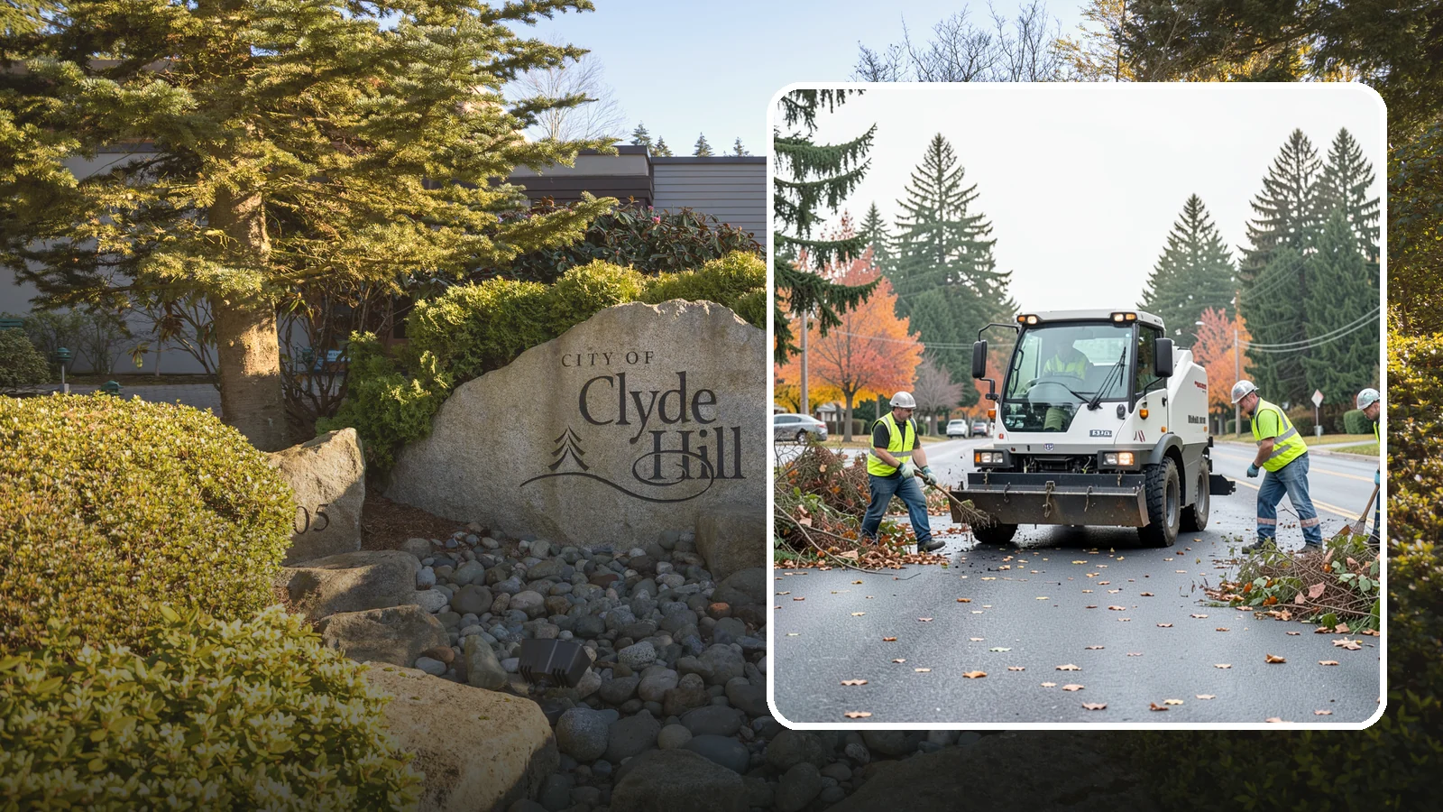 Vacant Lot Cleanup in Clyde Hill, King County, WA - Clearing and cleanup of overgrown or debris-strewn vacant public lots to reduce nuisance and hazard.