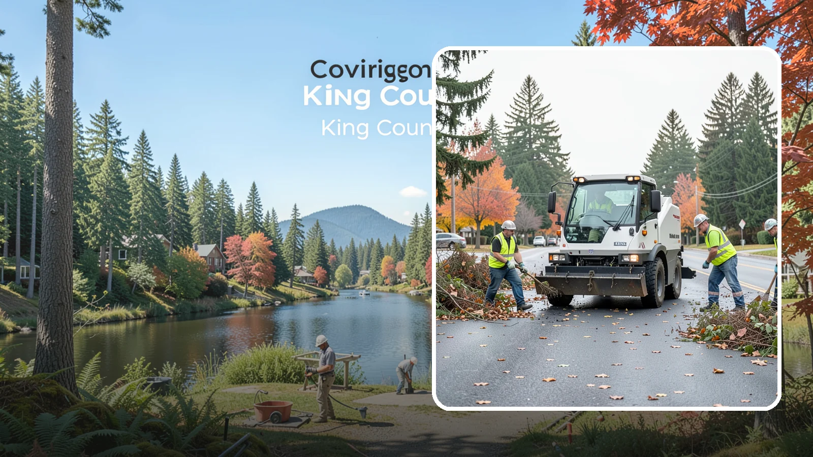 Vacant Lot Cleanup in Covington, King County, WA - Clearing and cleanup of overgrown or debris-strewn vacant public lots to reduce nuisance and hazard.