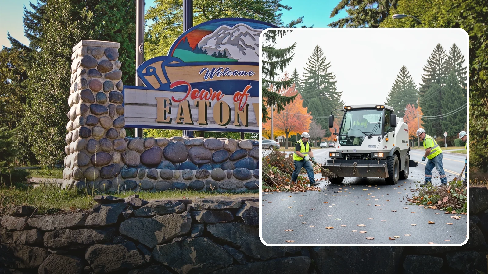 Vacant Lot Cleanup in Eatonville, Pierce County, WA - Clearing and cleanup of overgrown or debris-strewn vacant public lots to reduce nuisance and hazard.