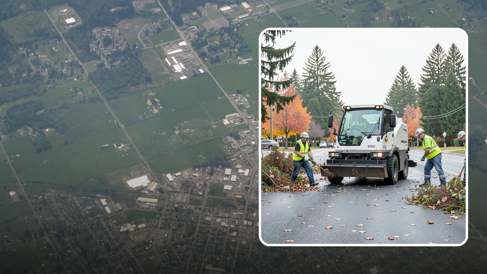 Vacant Lot Cleanup in Enumclaw, King County, WA - Clearing and cleanup of overgrown or debris-strewn vacant public lots to reduce nuisance and hazard.