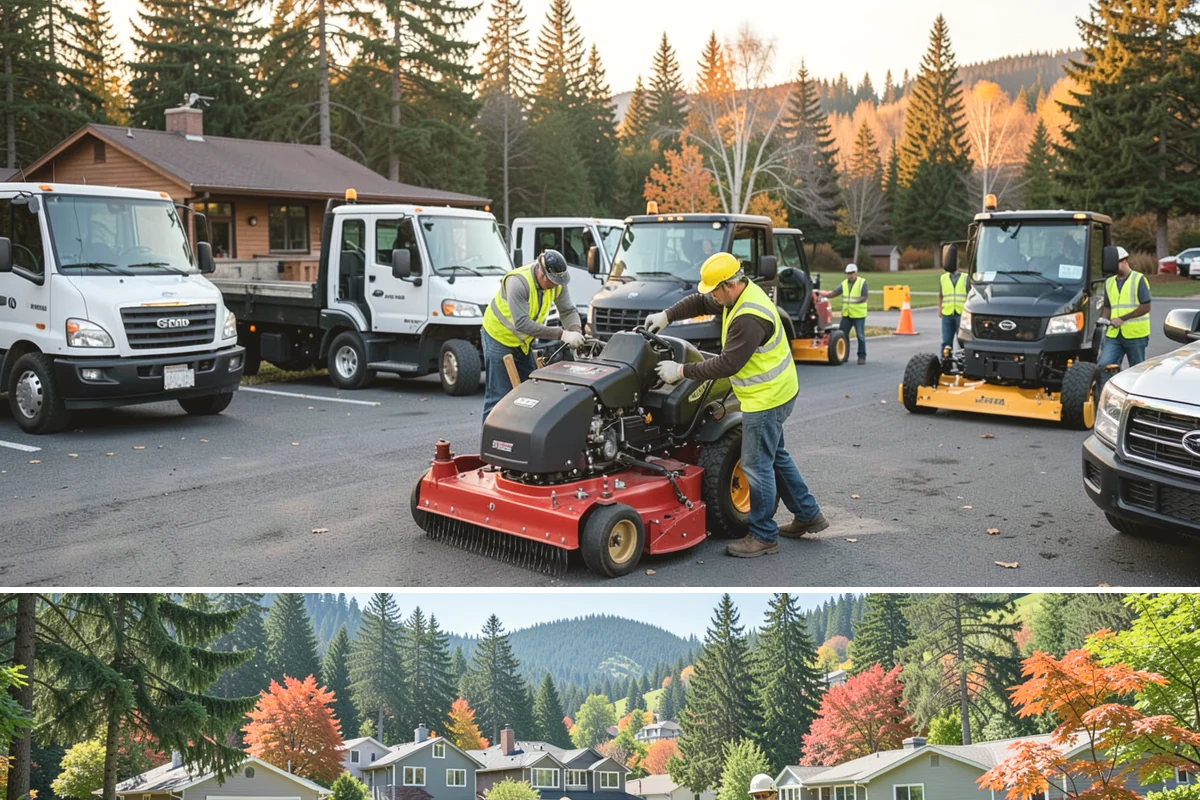 Vacant Lot Cleanup in Fircrest, Pierce County, WA - Vacant lot clearing is most efficient from late spring through early fall when vegetation is dry and growth is at its peak.