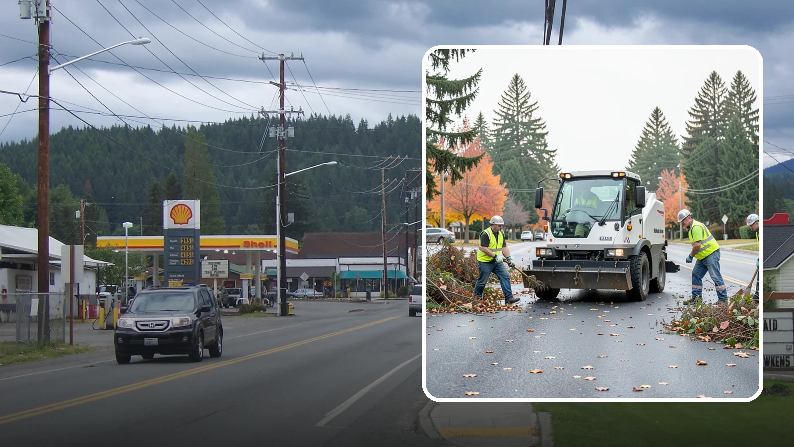 Vacant Lot Cleanup in Granite Falls, Snohomish County, WA - Clearing and cleanup of overgrown or debris-strewn vacant public lots to reduce nuisance and hazard.